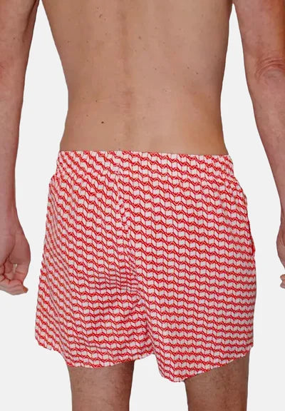 Short de bain Emporio Armani EA7 – Rouge