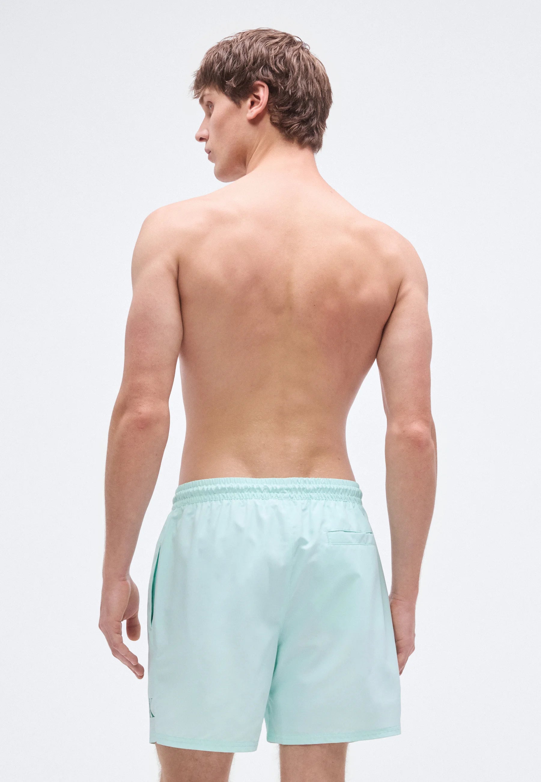 Short de bain monogramme Calvin Klein – Feel The Mint