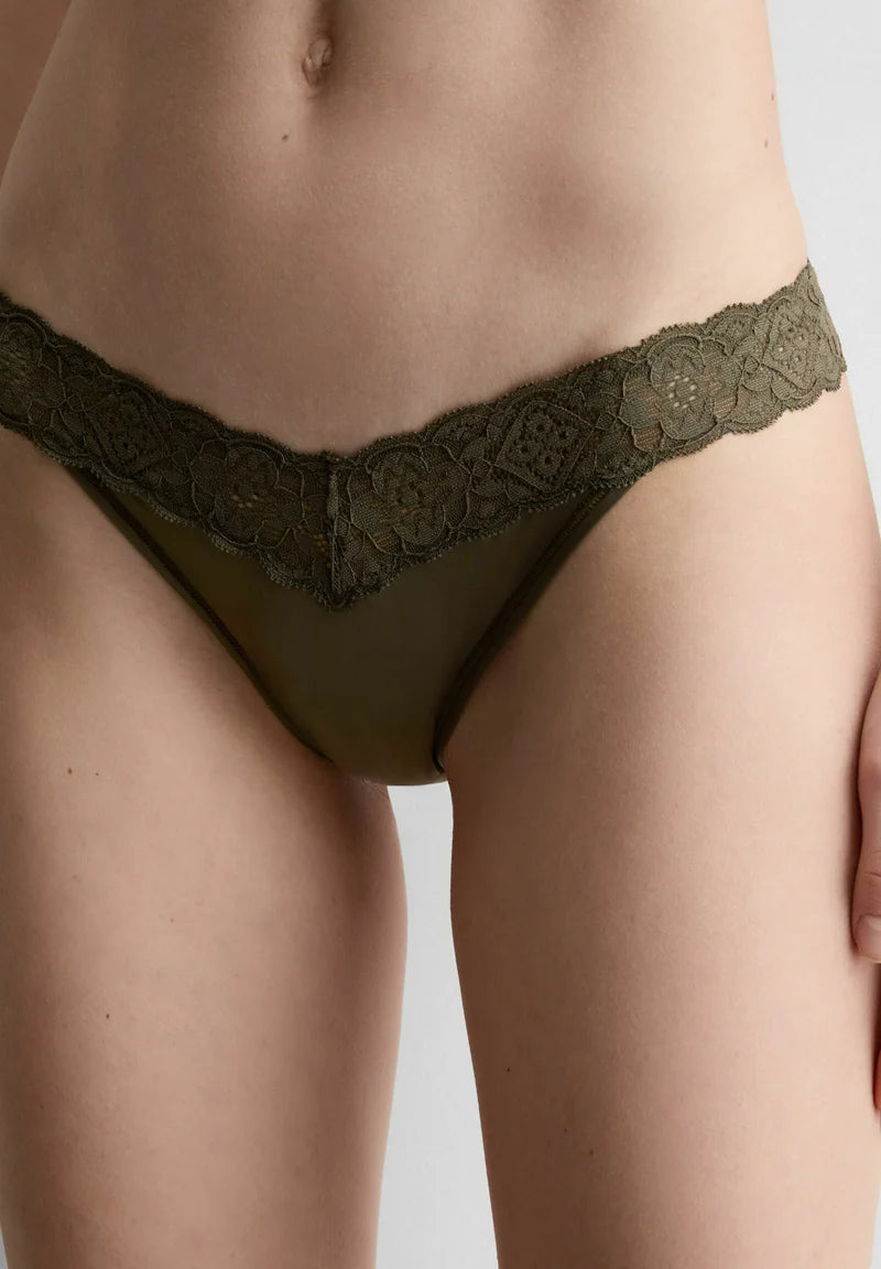 Brazilská tanga Intimissimi ve stylu 80. let – zelená