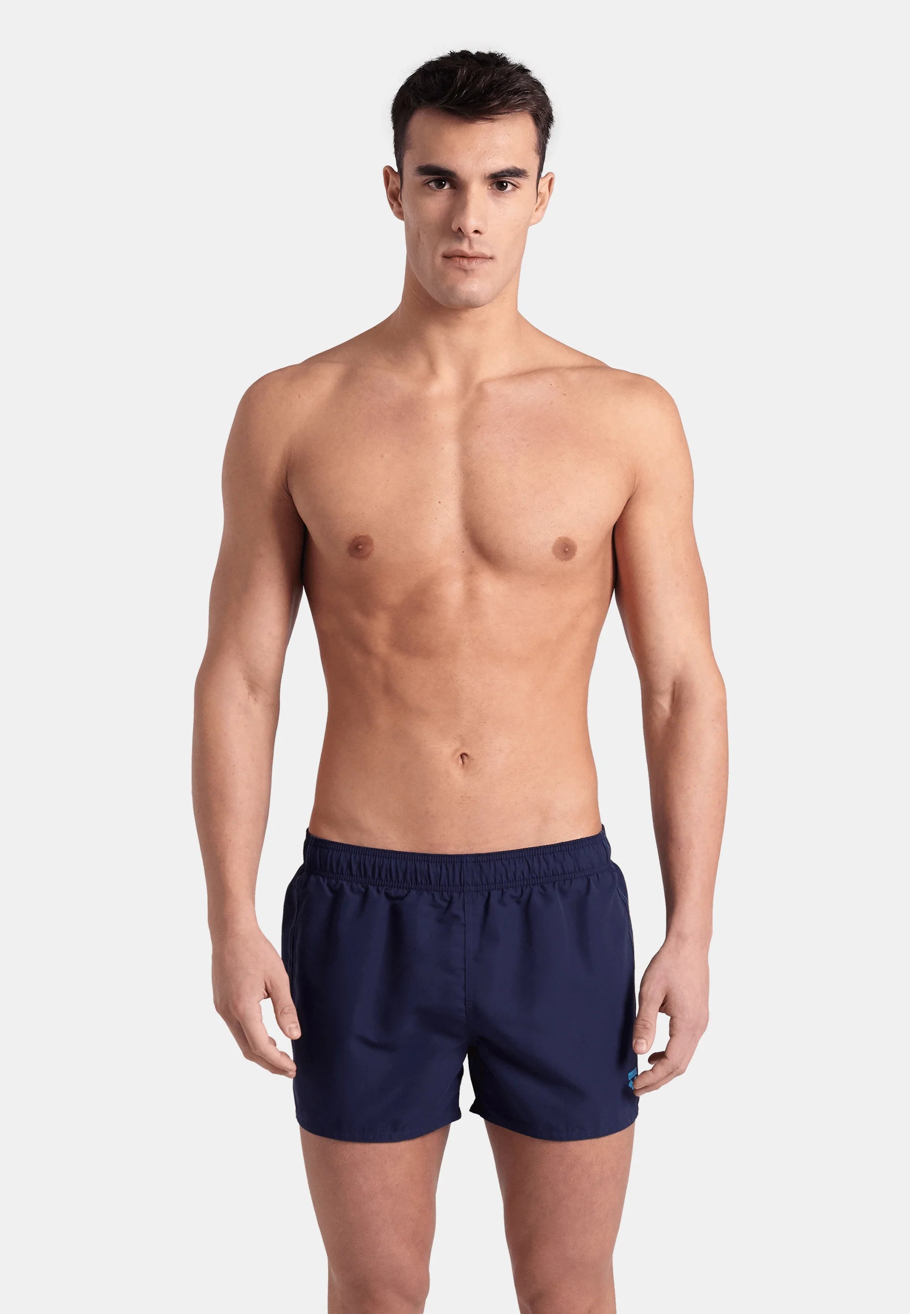 Arena Fundamentals Beach Shorts – Navy, Turquoise