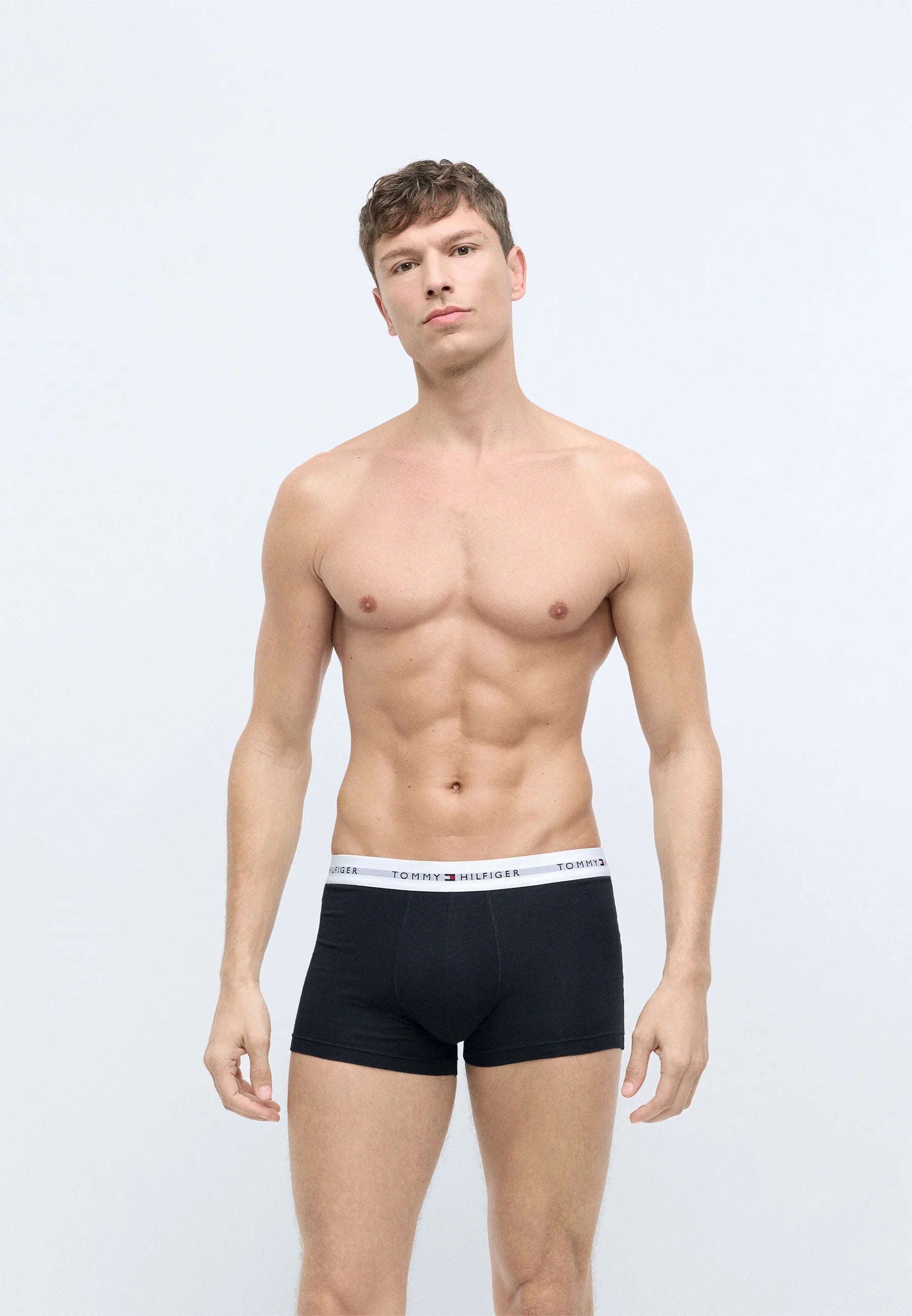 Tommy Hilfiger Trunk 7 Pack – černá, vícebarevná, černá melanž