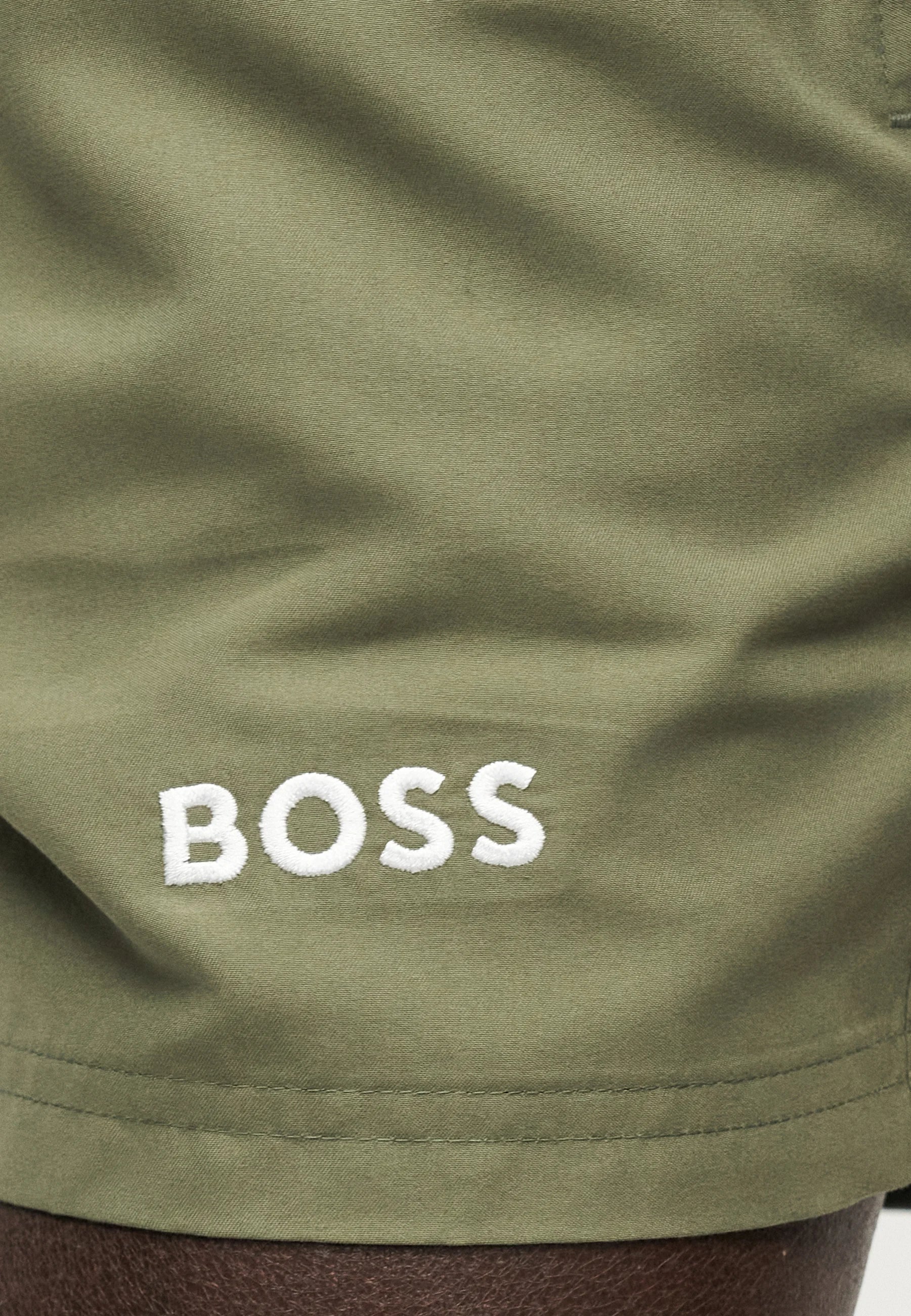 BOSS Dogfish Swim Shorts – Open Green