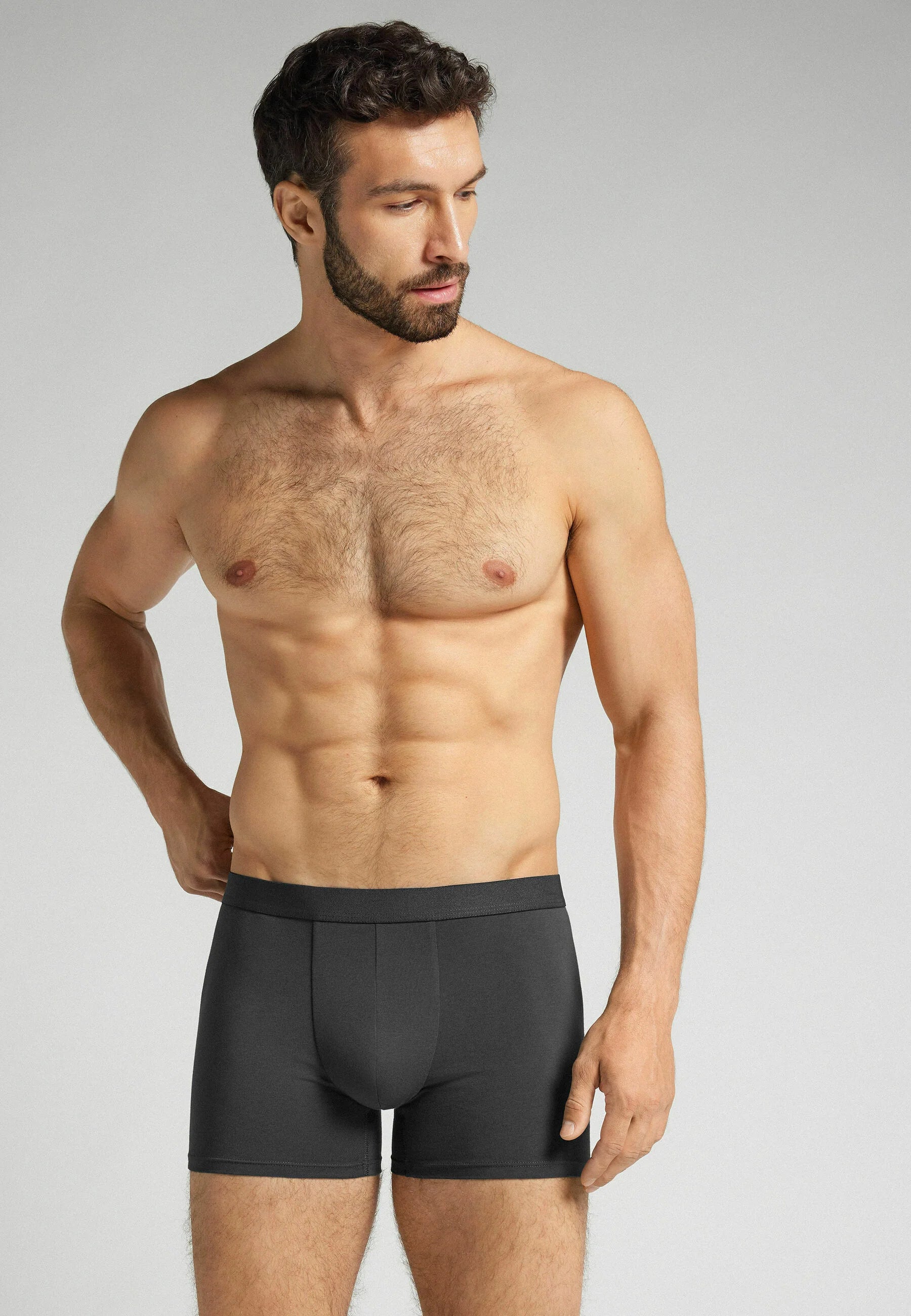IUMAN Intimissimi Uomo Exposed Waistband Trunks – Grey