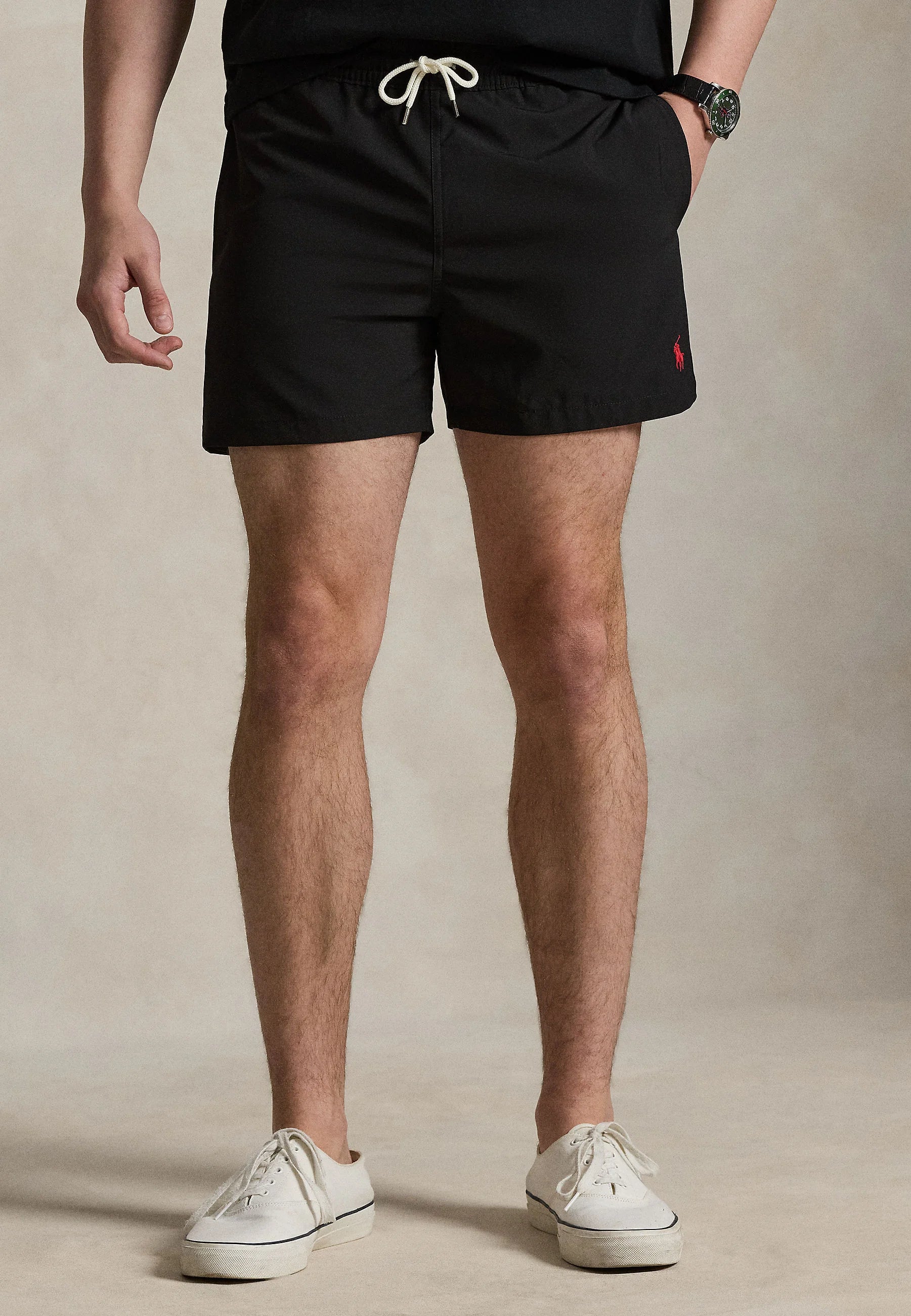 Short de bain slim fit Polo Ralph Lauren Traveller noir – Noir