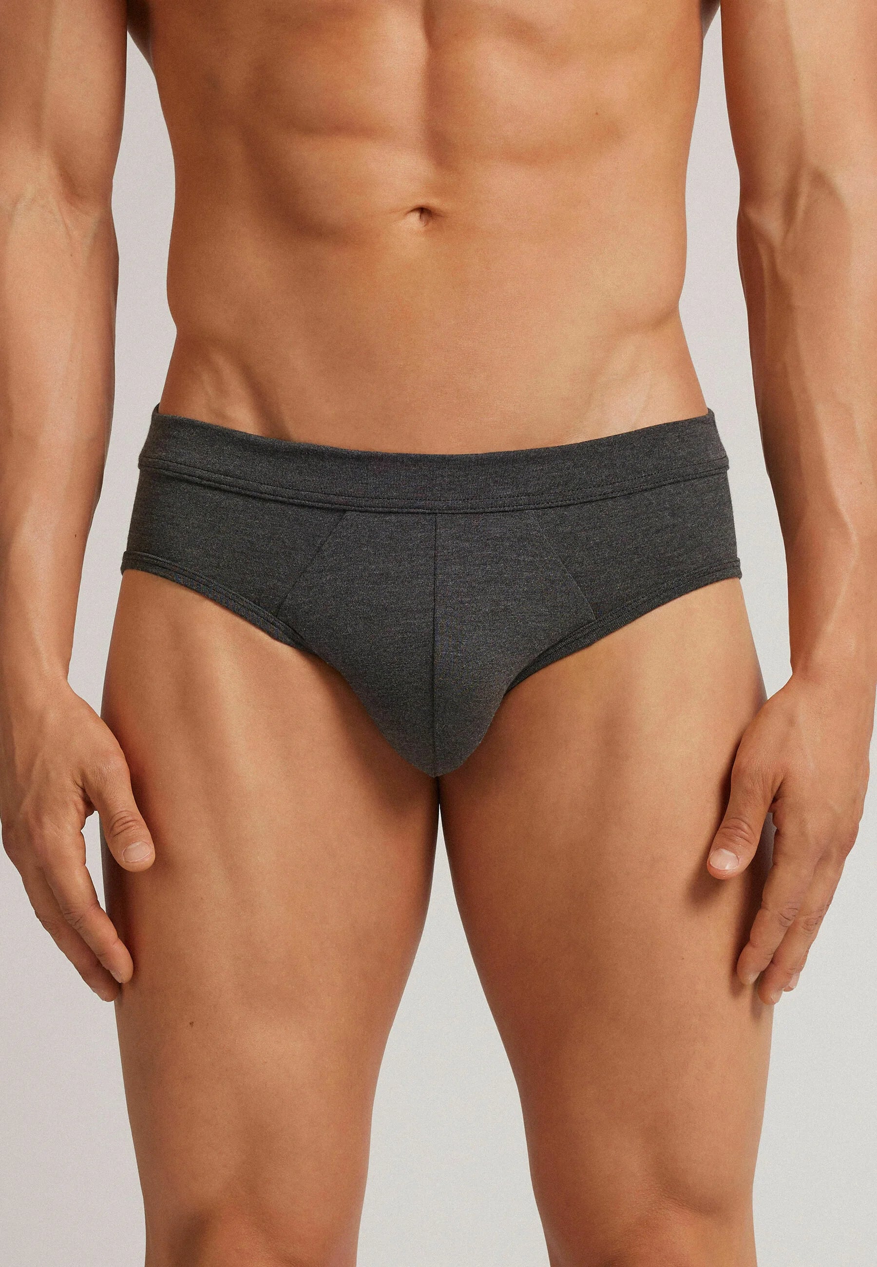 Kalhotky IUMAN Intimissimi Uomo Snug Fit – tmavě šedá směs