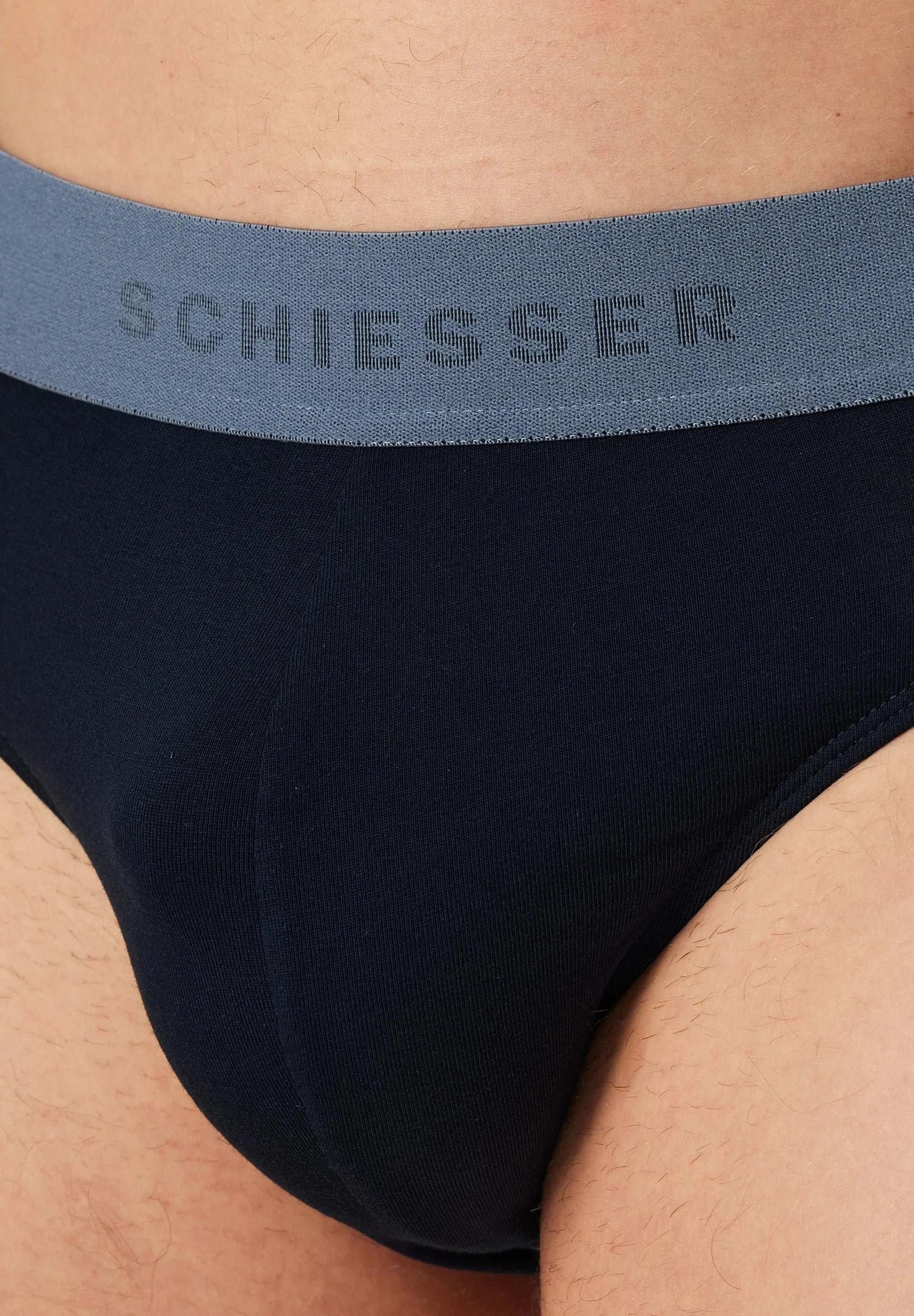 Schiesser 10er-Pack Slips – Dunkelblau
