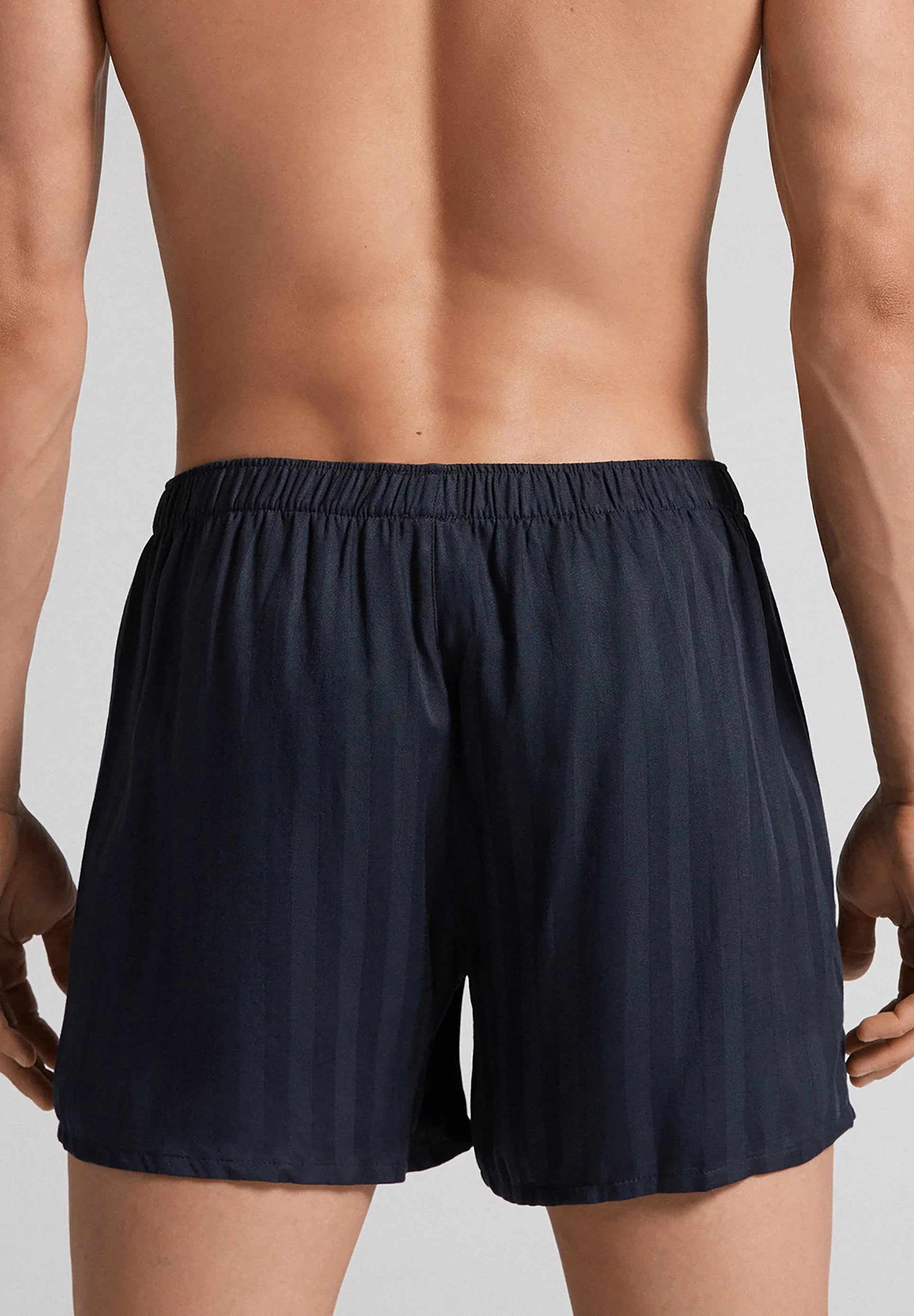 IUMAN Intimissimi Uomo Vertical Stripe Boxer Shorts – Blue