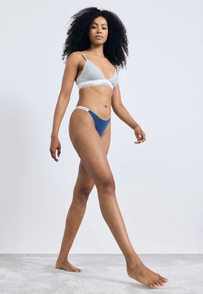 String Calvin Klein Dipped String Icon Logo - Denim foncé