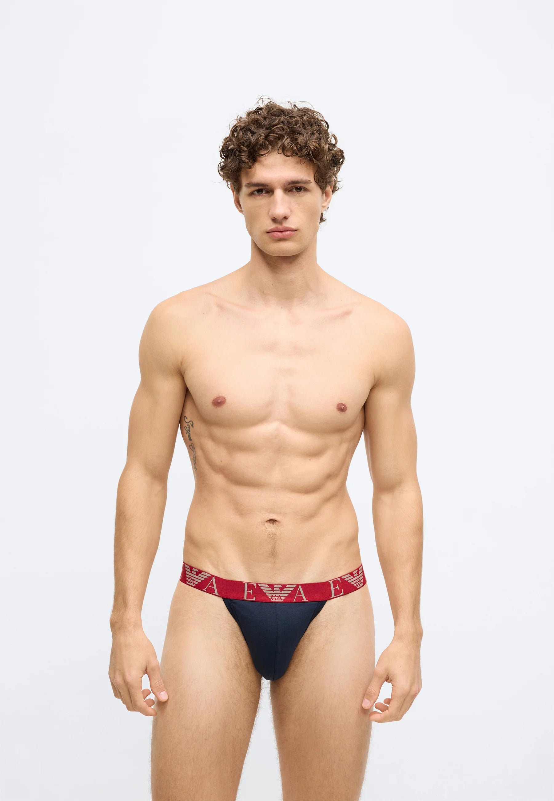 Emporio Armani BOLD Monogram Jockstrap 2 Pack – Blue, Scooter