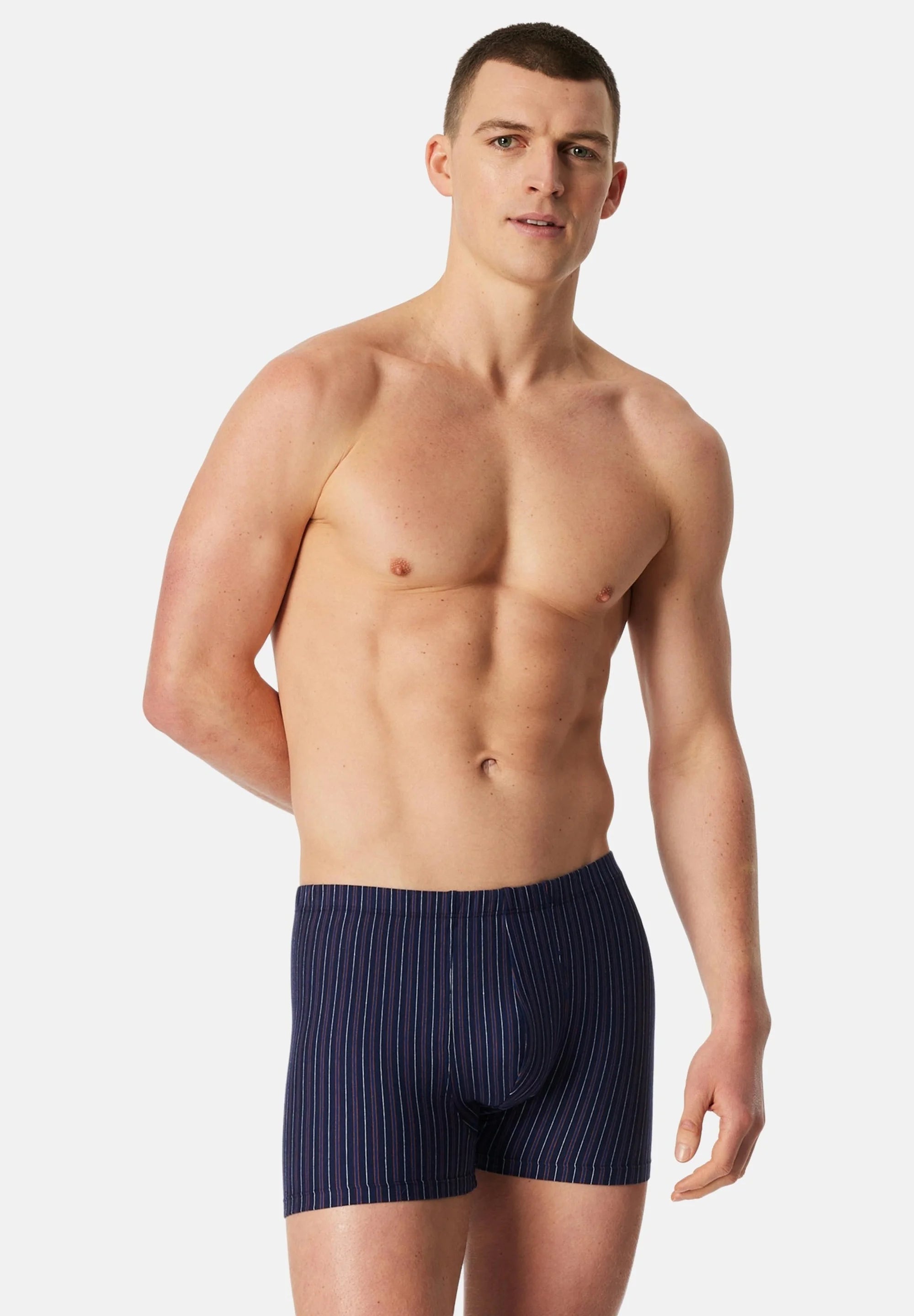 Schiesser 95 5 Essentials Cotton 9 Pack Trunks – Black, Blue