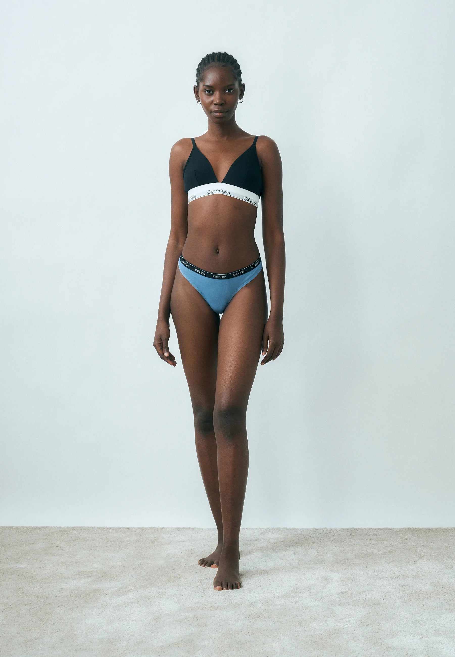 Calvin Klein Icon Logo 7-Pack Thongs – Shoreline, Grey Heather, Antarctic Blue