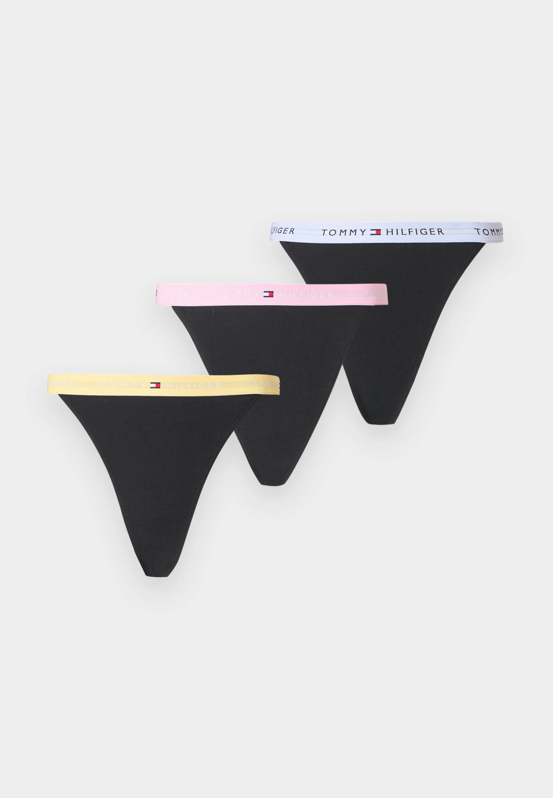 Tommy Hilfiger String 3-Pack – Citronnelle, Lilas, Rose Classique