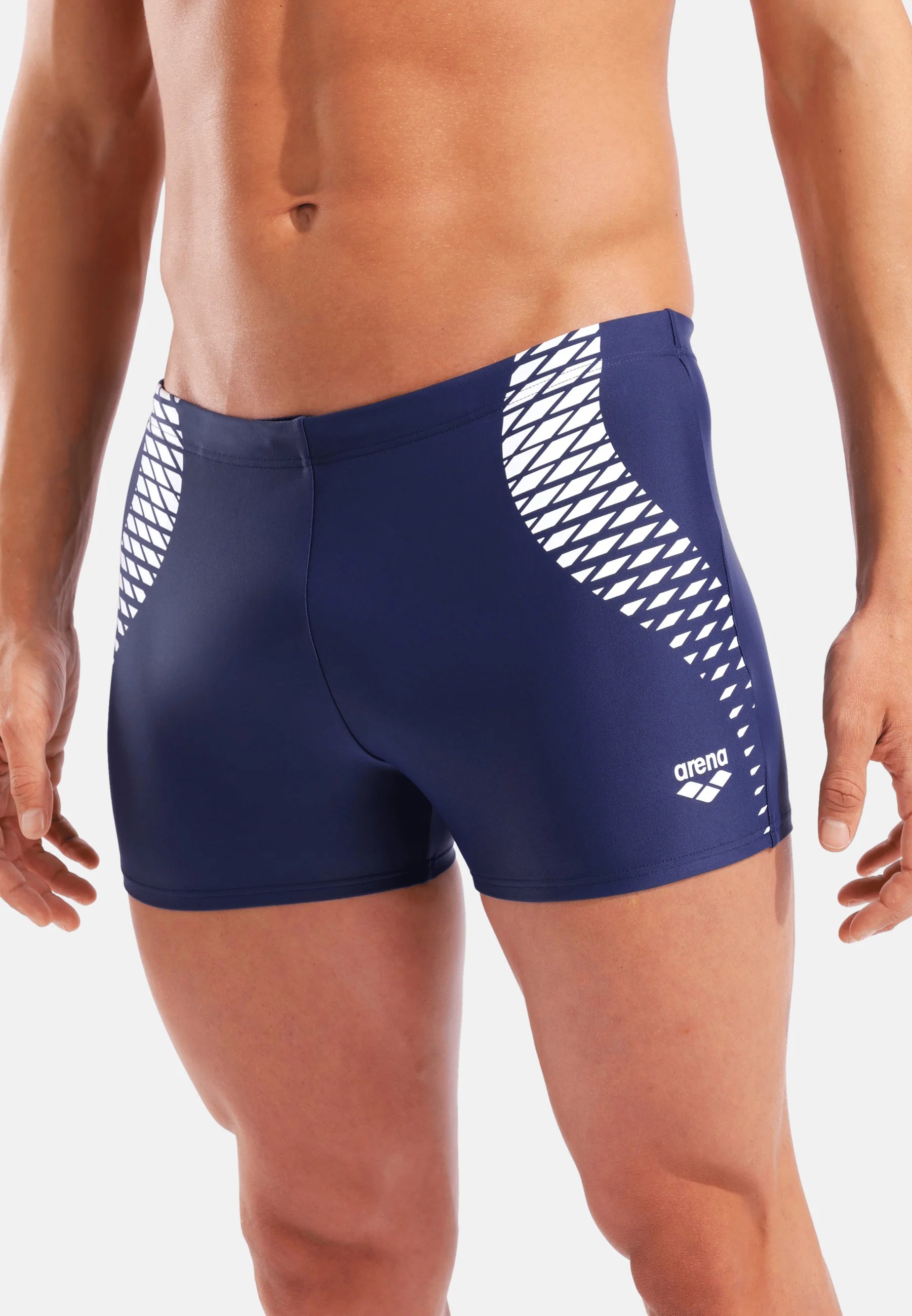 Short de bain Arena Openings – Bleu marine, Blanc