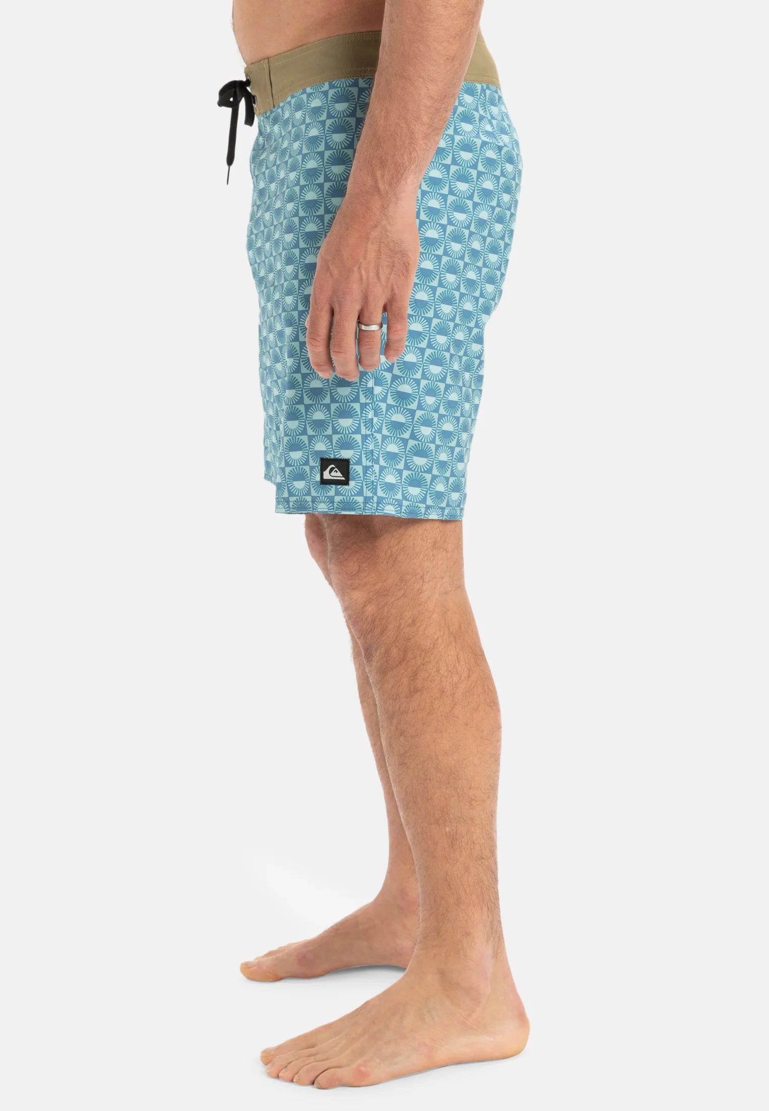 Quiksilver Surfsilk Swim Shorts – Blue, Green, White