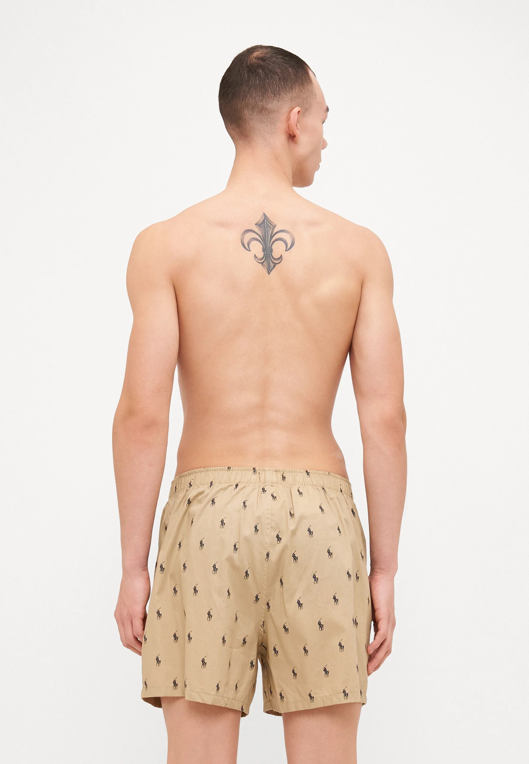 Boxer ouvert en coton Polo Ralph Lauren - Lot de 3 - Kaki