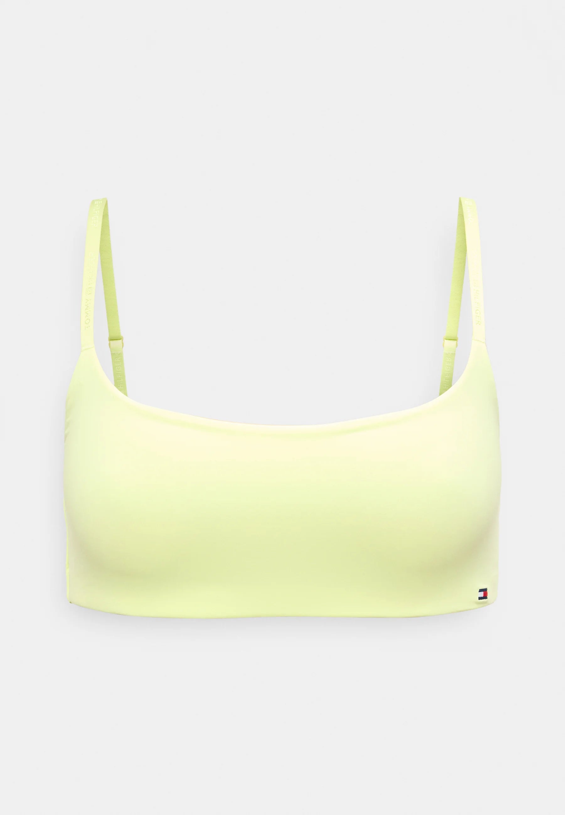 Tommy Hilfiger Essentials Scoop Neck Bralette – Faded Fluorescent