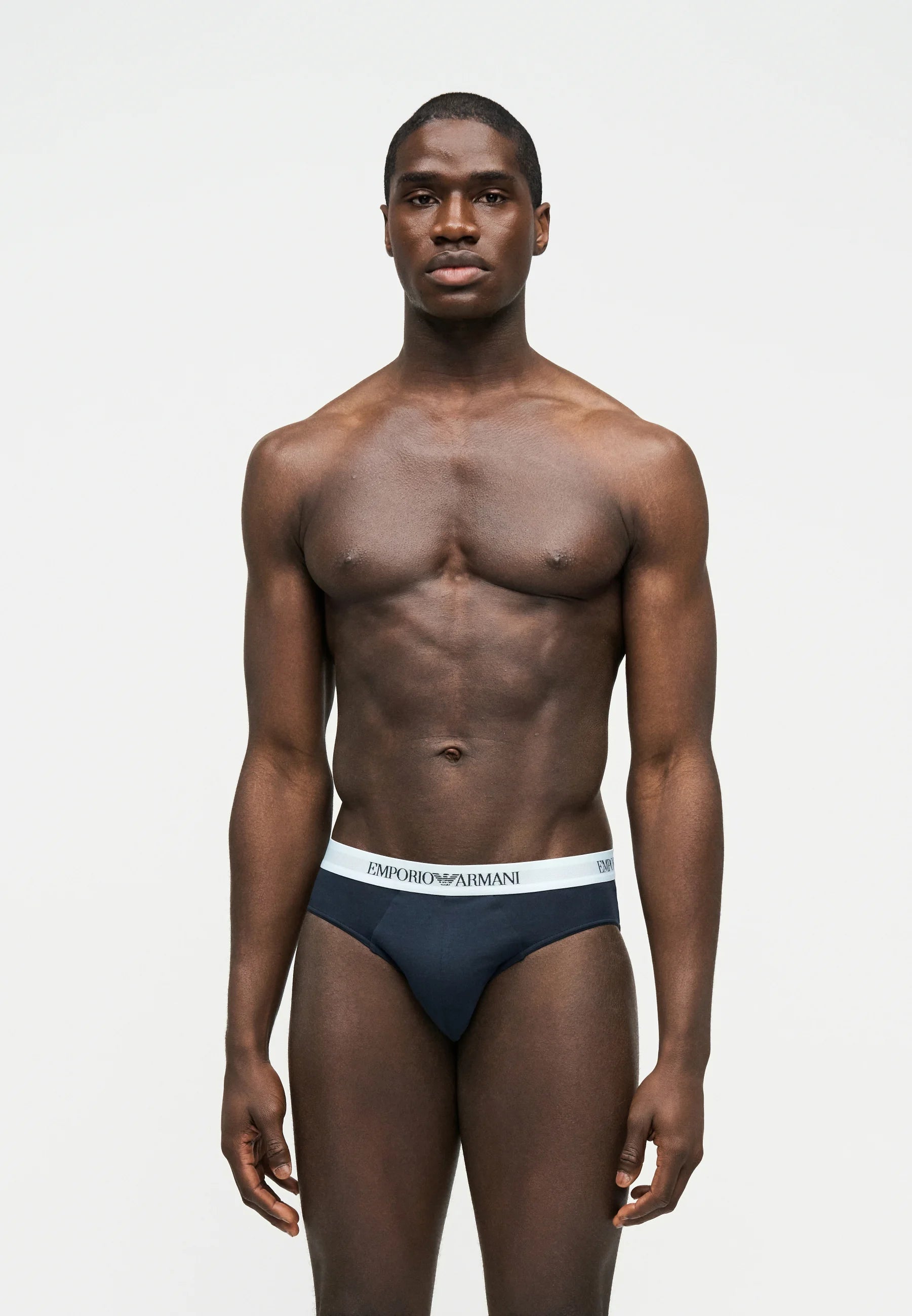 Emporio Armani 3 Pack Briefs – Blue