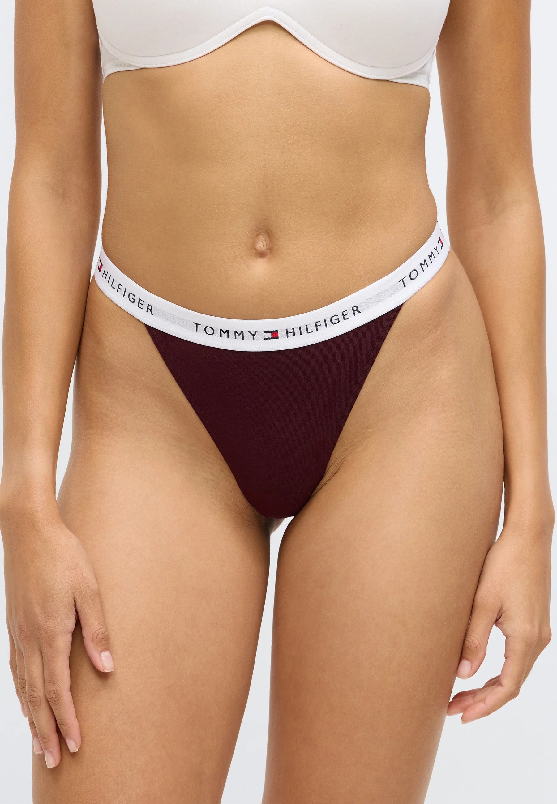 Tommy Hilfiger Thong 3-Pack – Black, Rouge, Burgundy