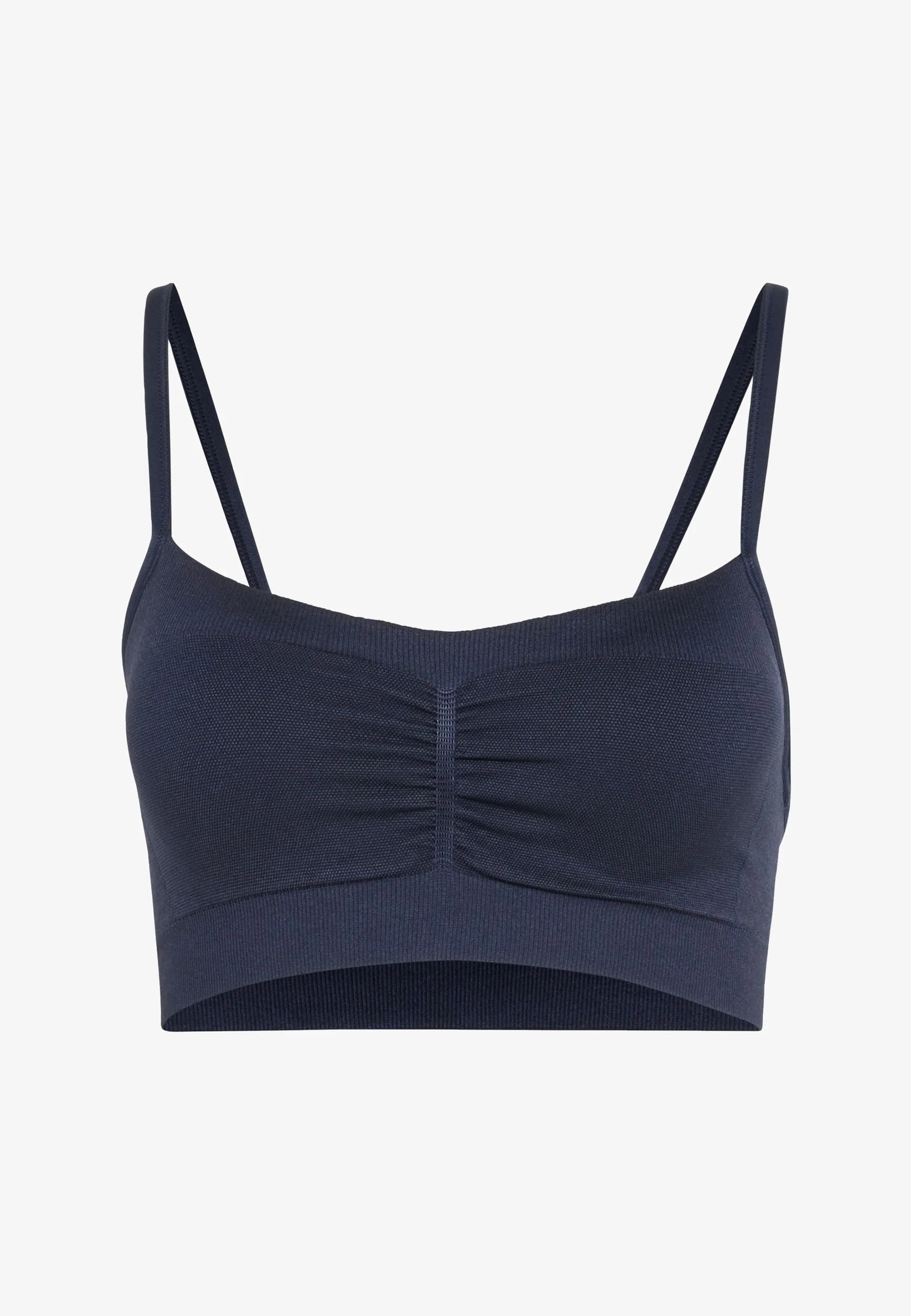 Adidas by Stella McCartney Seamless Yoga Light Support Sports Bra – Legend Ink