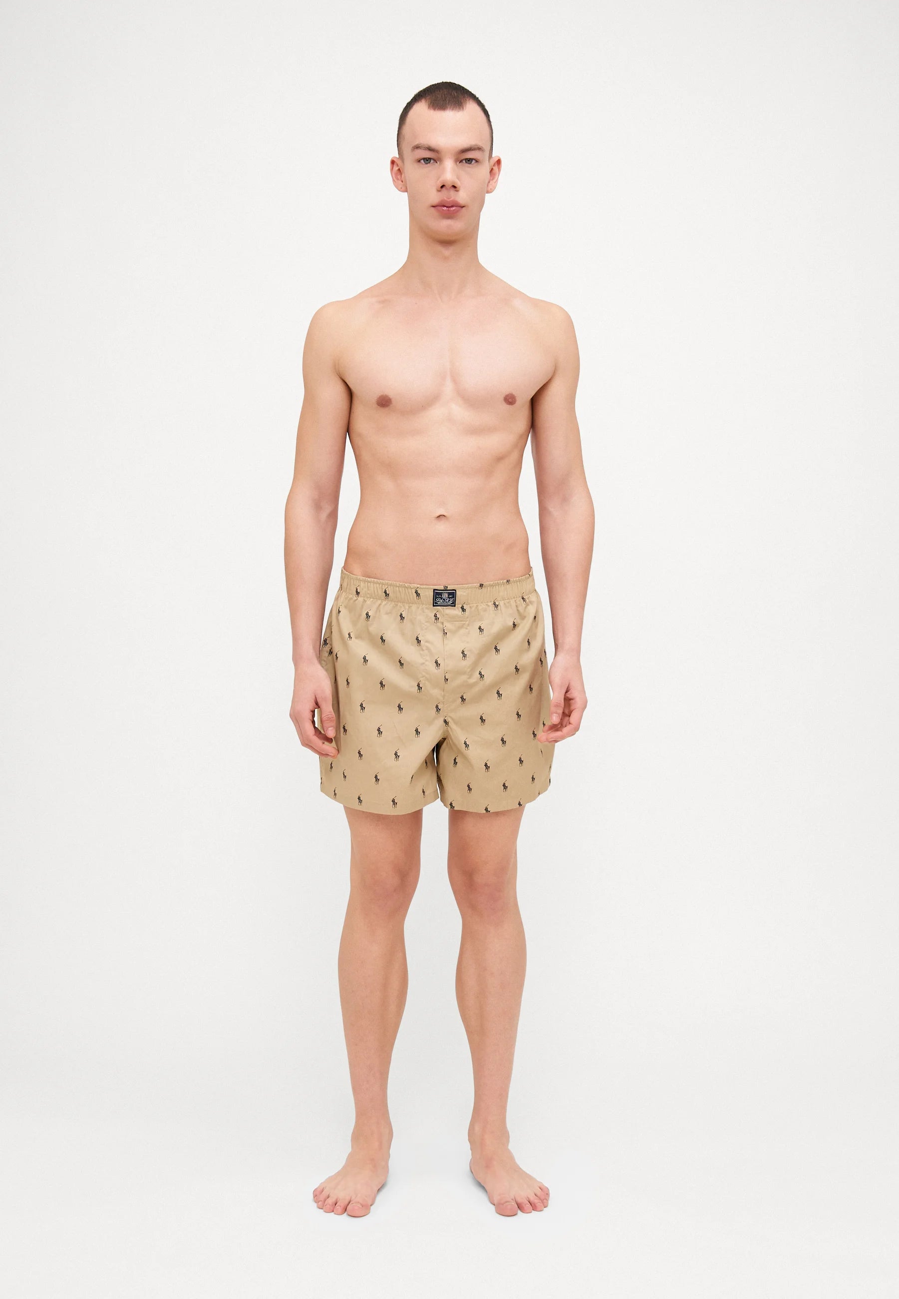Boxer ouvert en coton Polo Ralph Lauren - Lot de 3 - Kaki
