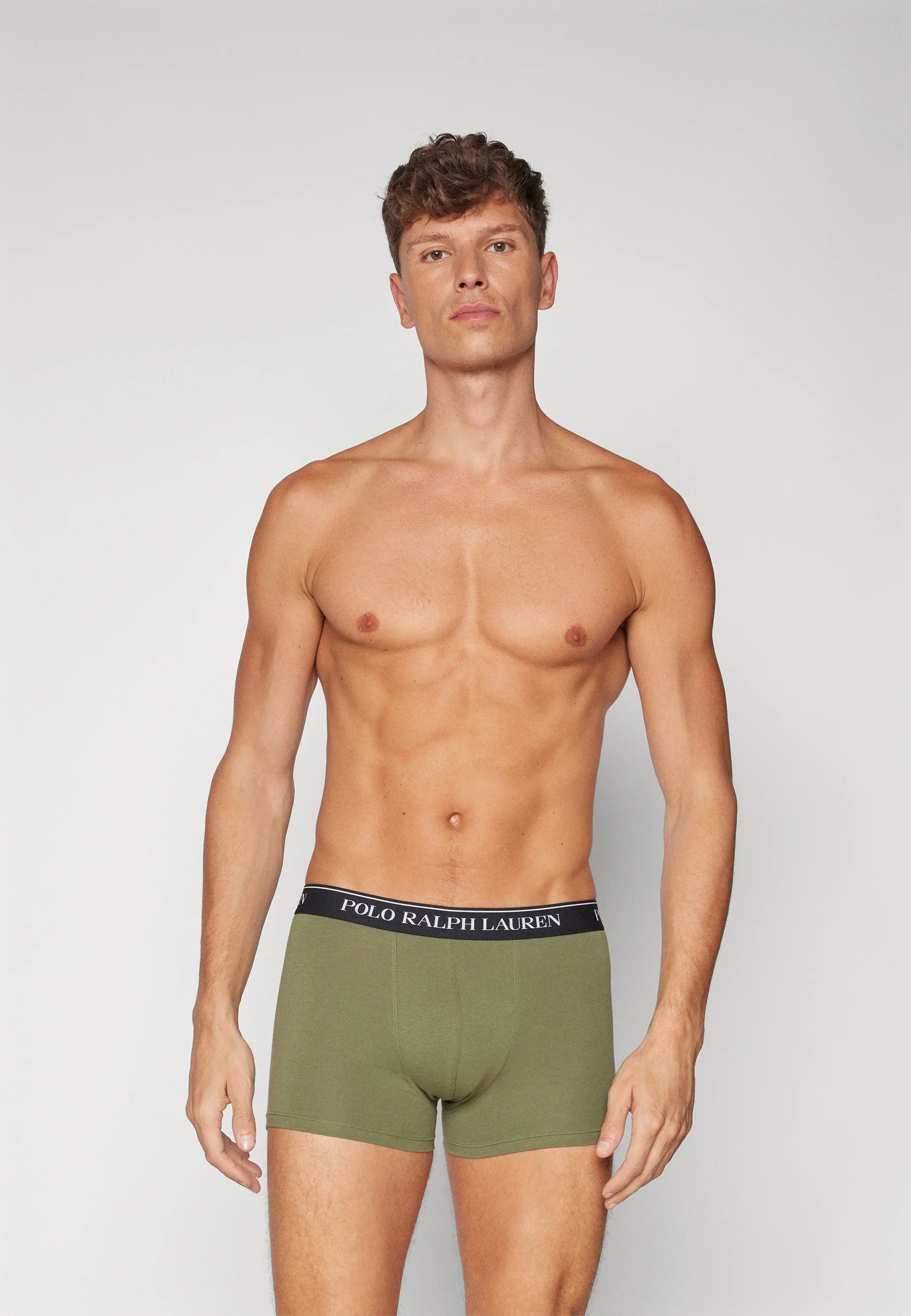 Polo Ralph Lauren Cotton Stretch Trunks – 5 Pack – Black, Trail, Khaki