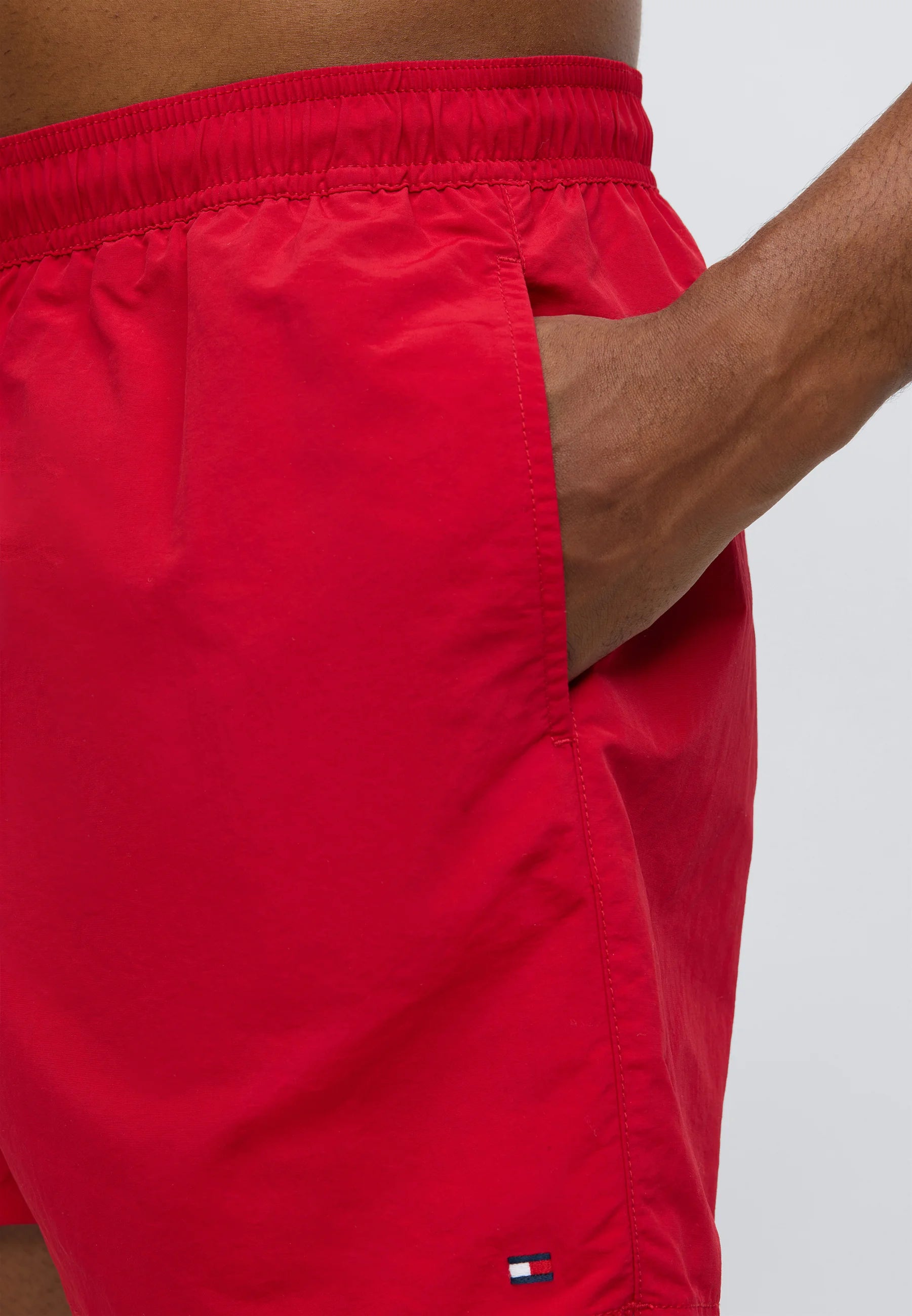 Tommy Hilfiger Flag Swim Shorts – Medium Red