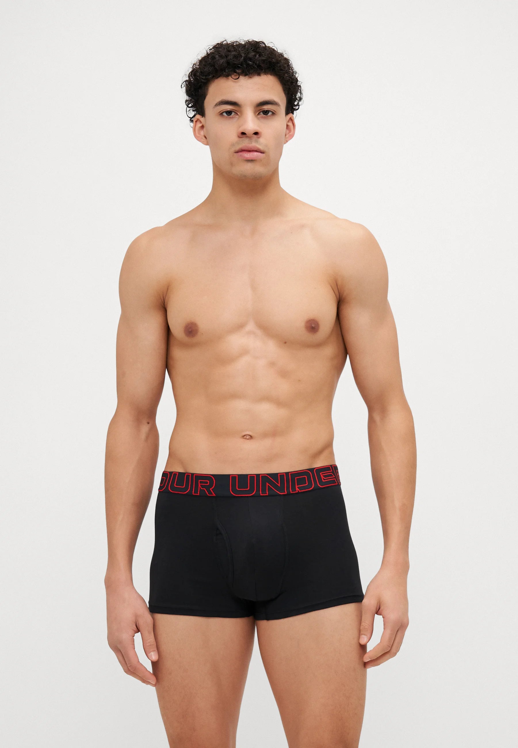 Under Armour Performance Cotton Blend Trunks – 3 Pack – Black