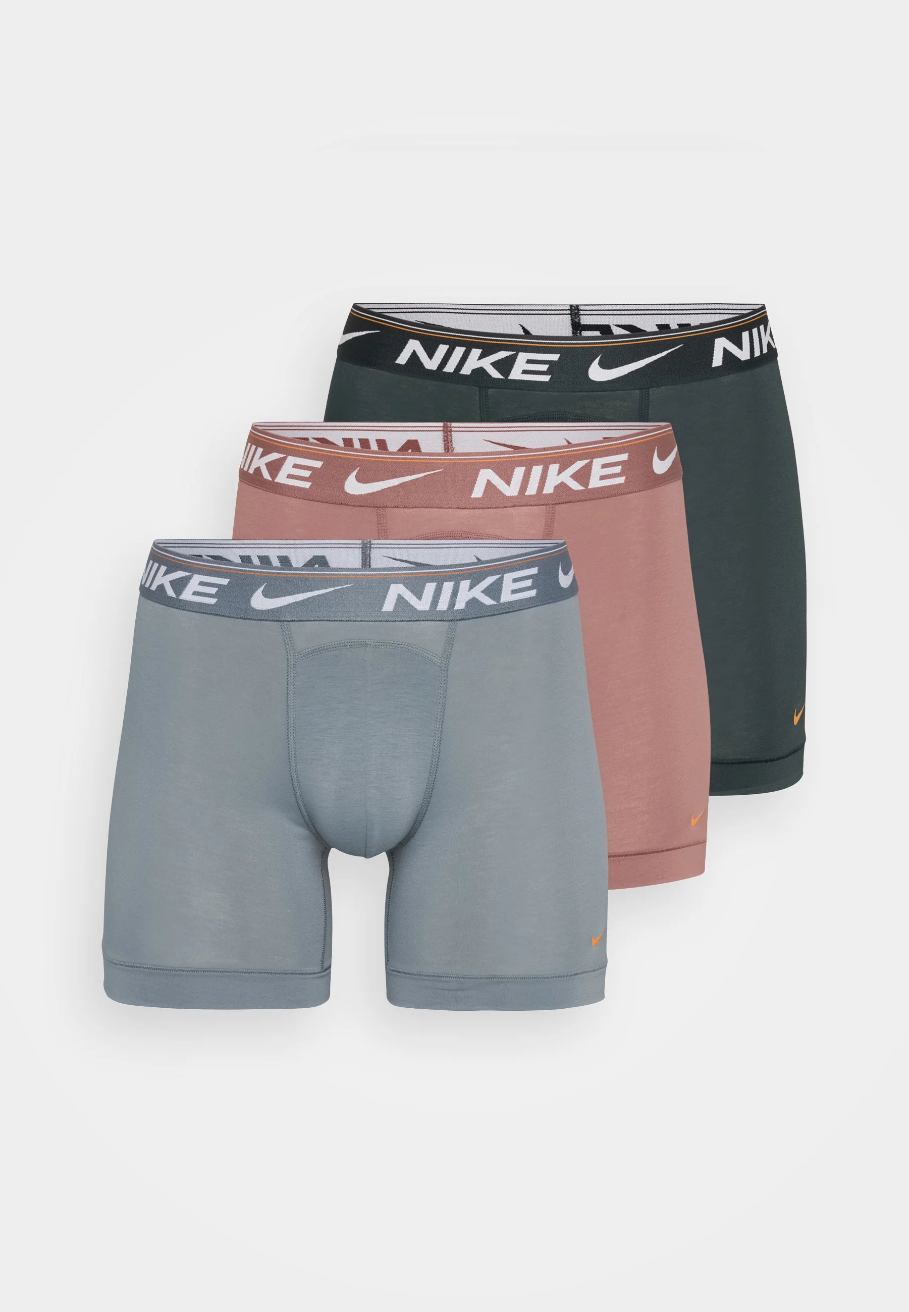 Boxer Nike Intimo Ultra Comfort, confezione da 3 – Smokey Mauve, Cool Grey, Seaweed