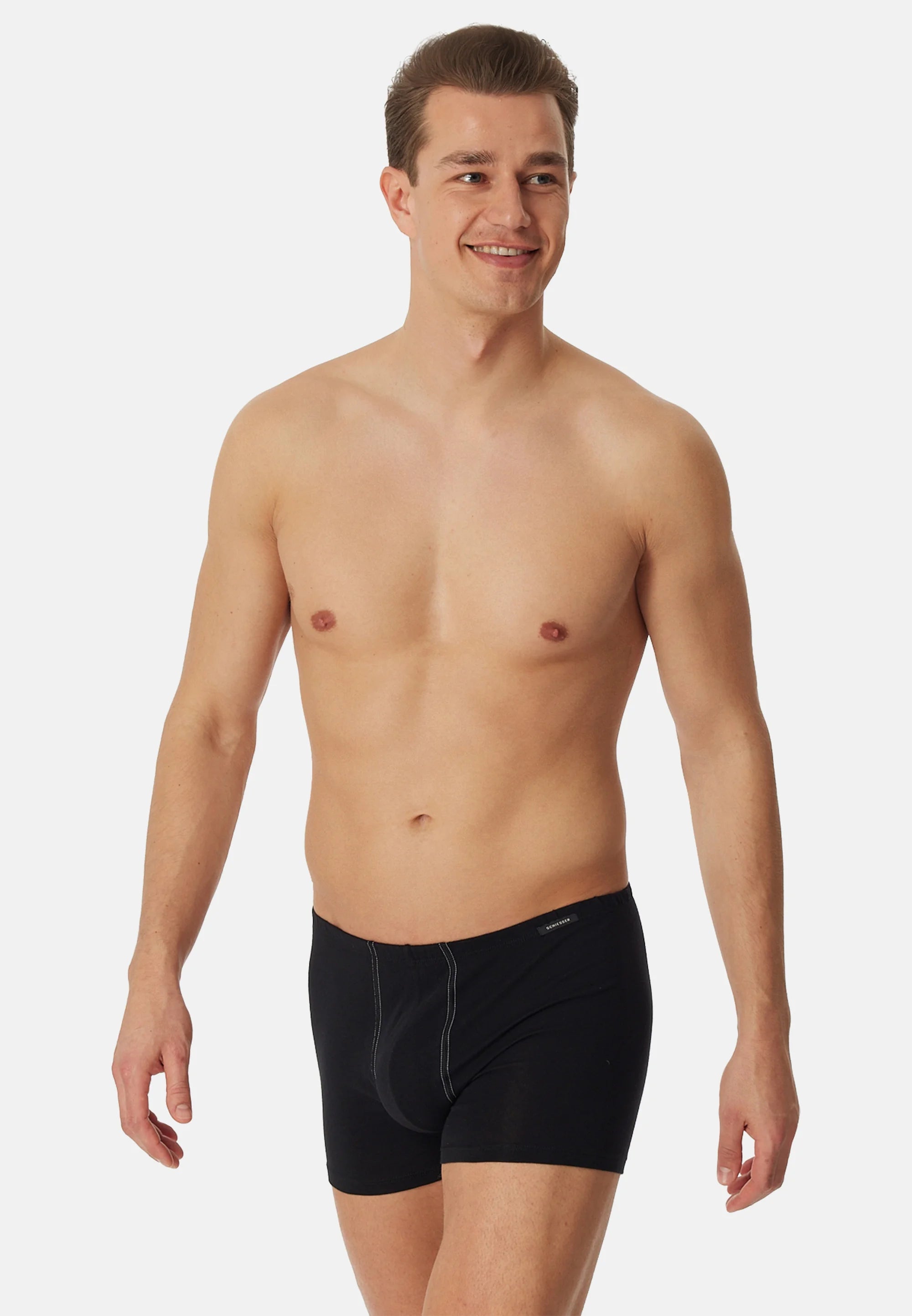 Schiesser Essentials 6er-Pack Unterhosen – Dunkelblau, Schwarz