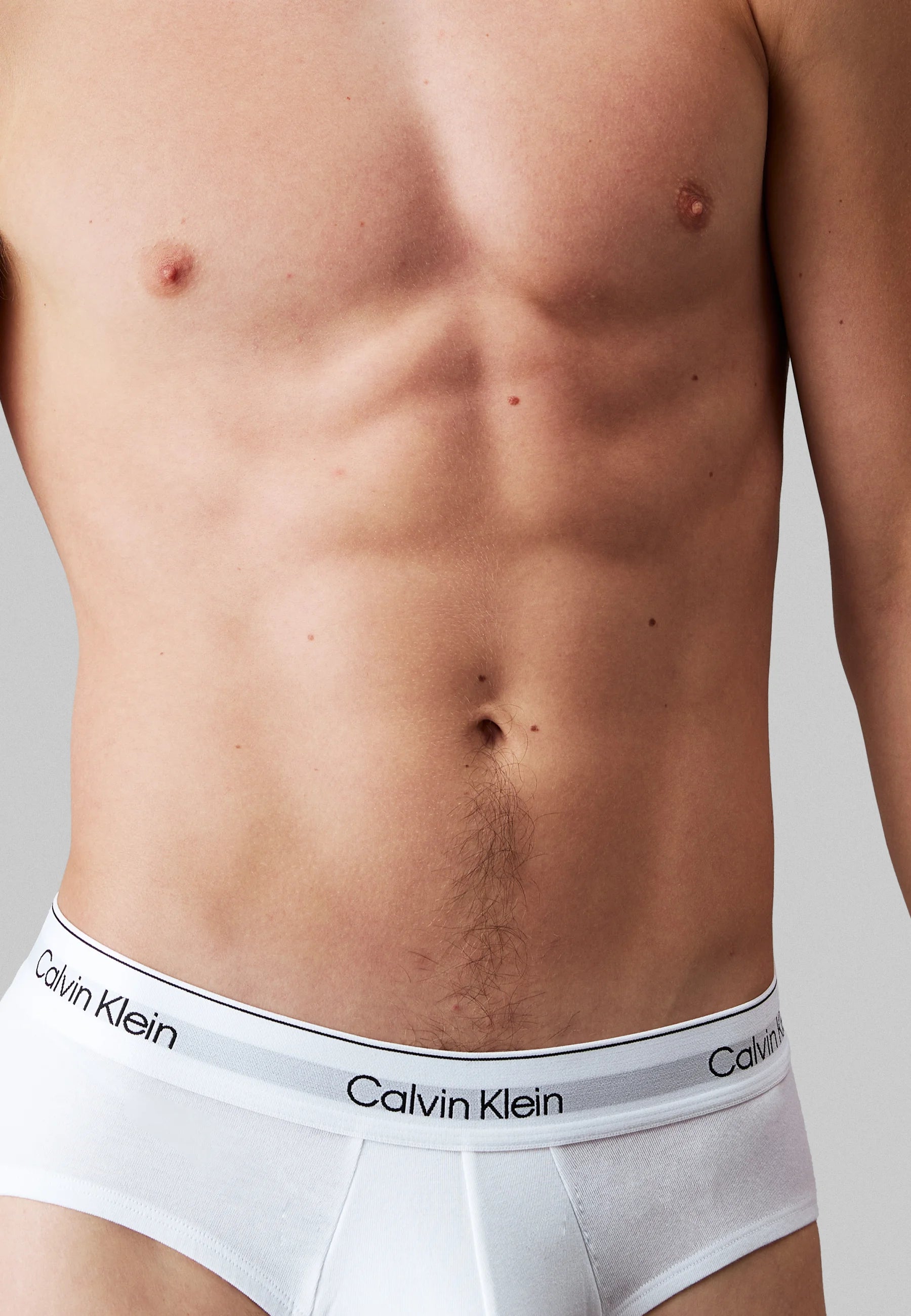 Calvin Klein Icon Cotton Stretch Hip Briefs – 3 Pack – White