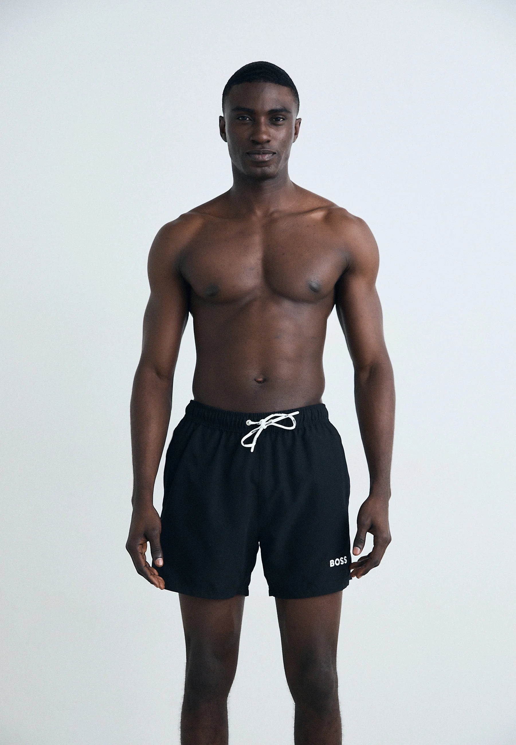 BOSS Dogfish Badeshorts – Schwarz