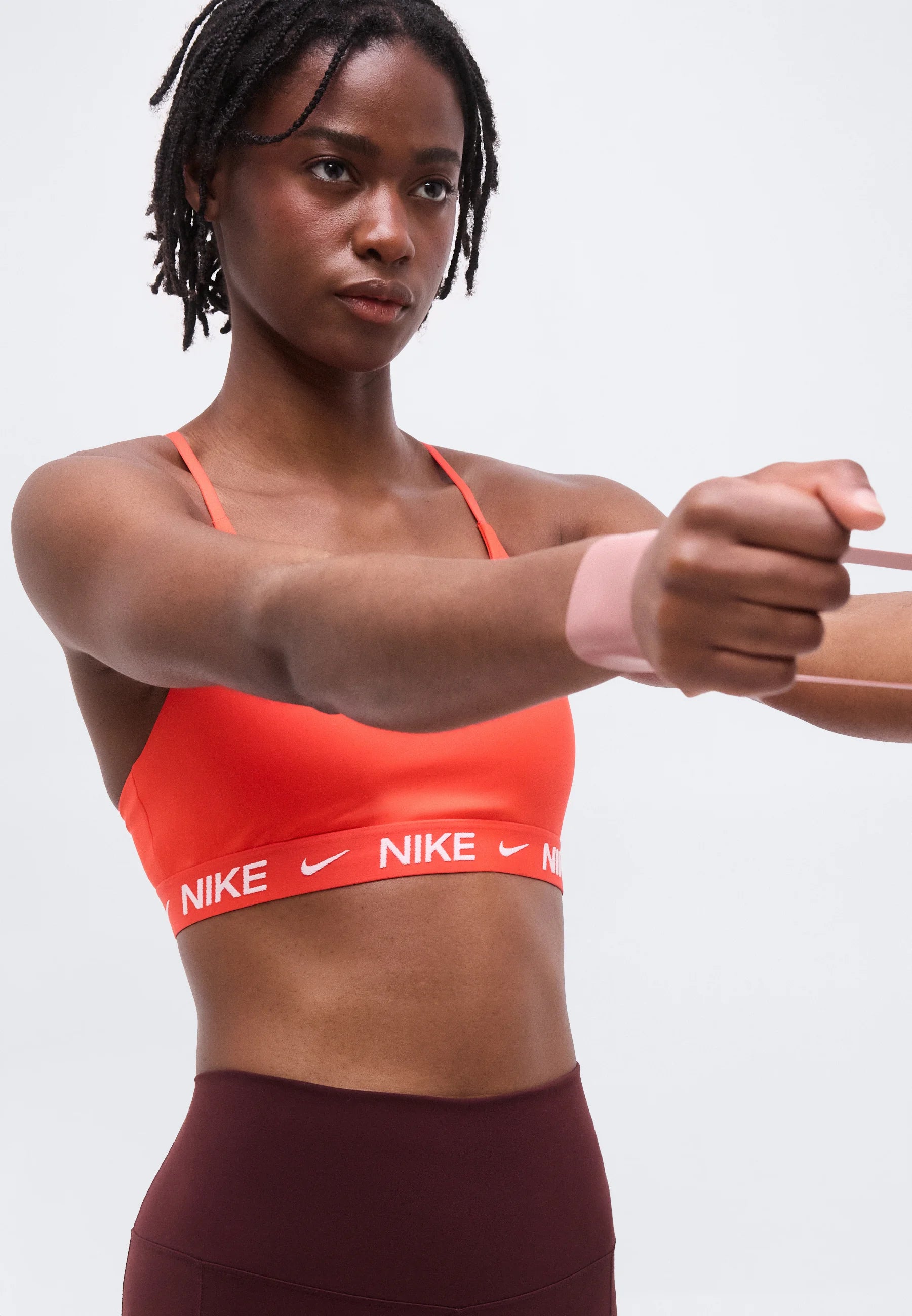 Soutien-gorge Nike Performance Indy Light Support – Pourpre clair