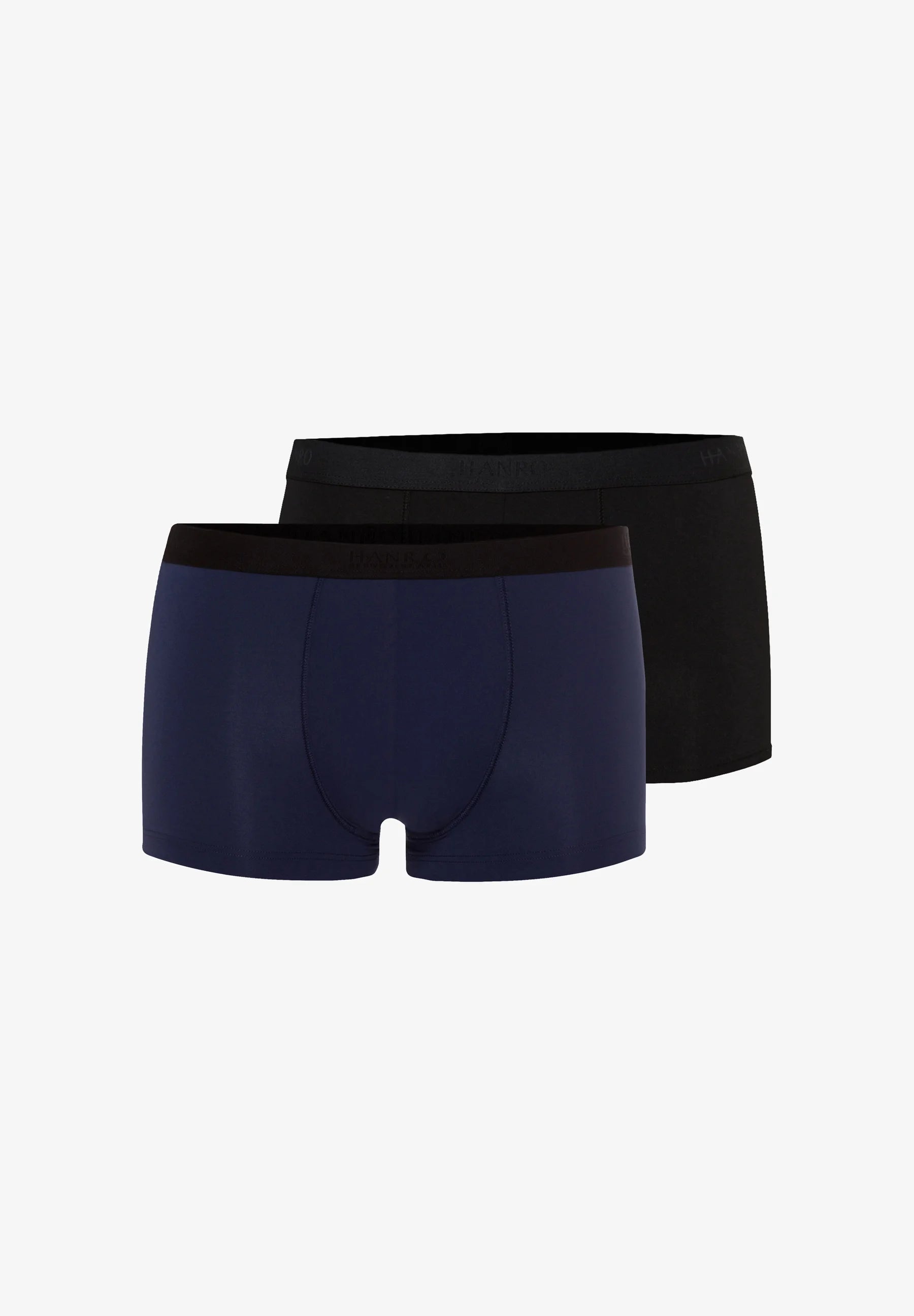 HANRO Pack of 2 Trunks – Black, Dark Blue