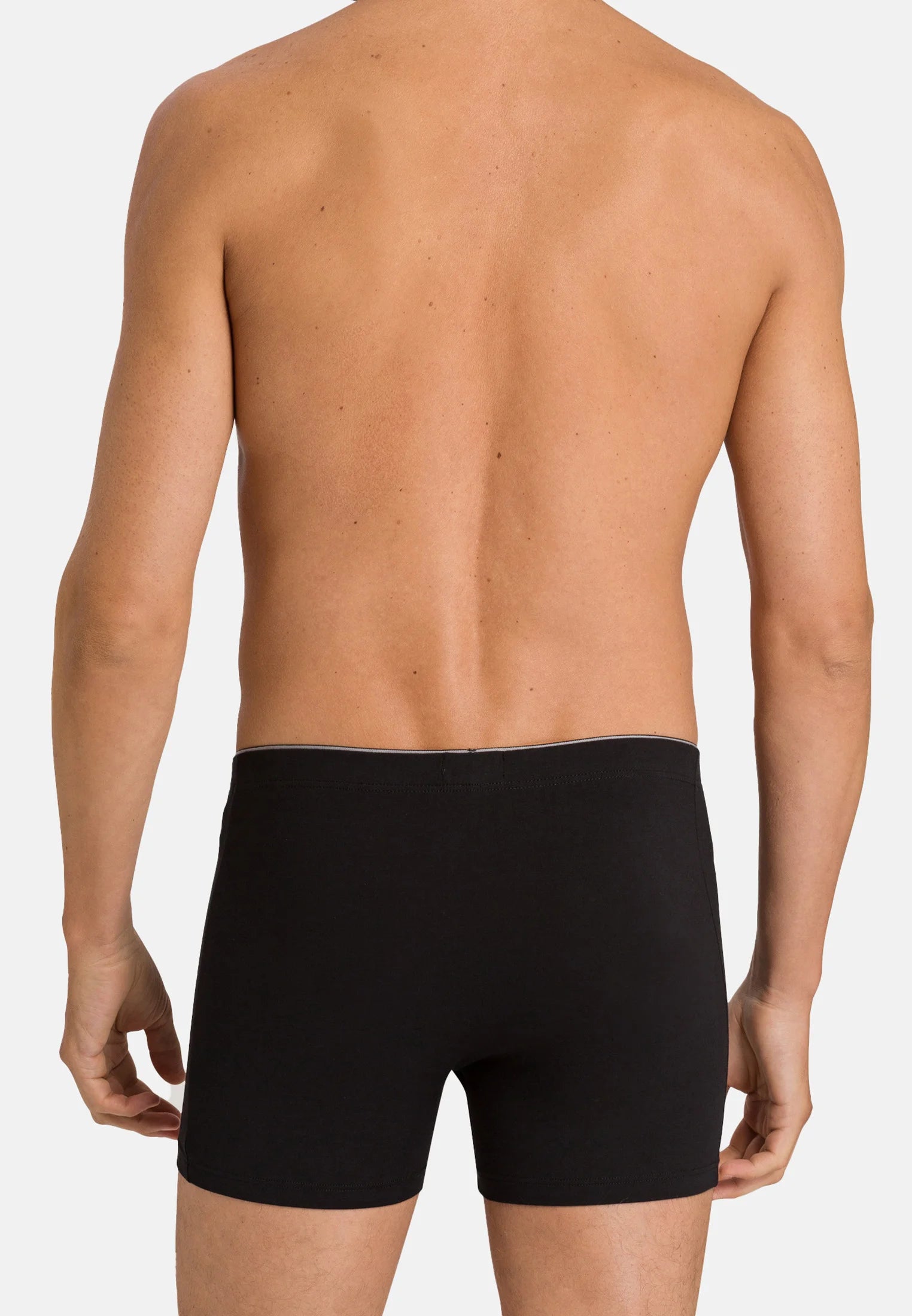 Boxer court HANRO COTTON SUPERIOR – Noir