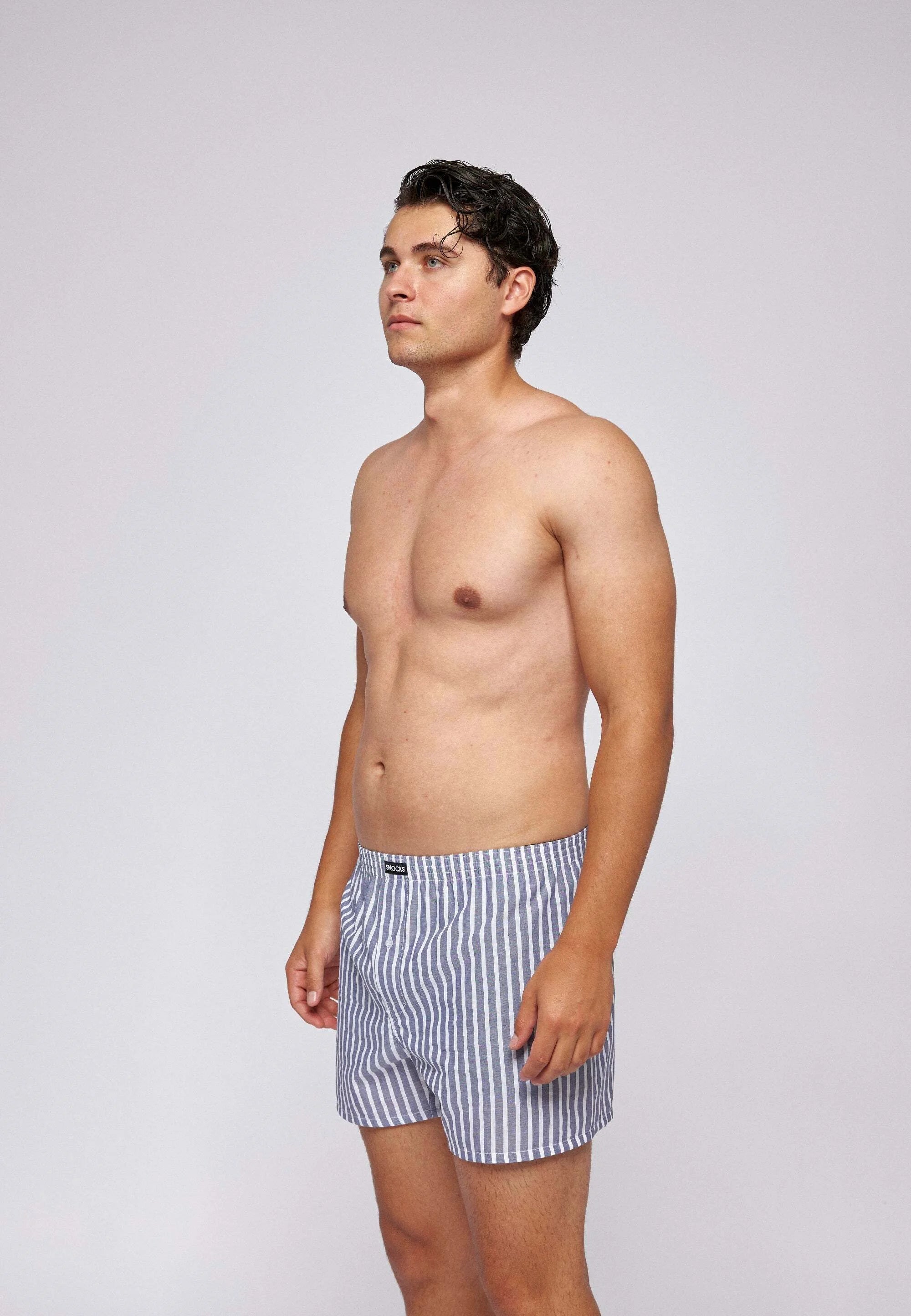 SNOCKS American 3er-Pack Boxershorts – Streifen-Set