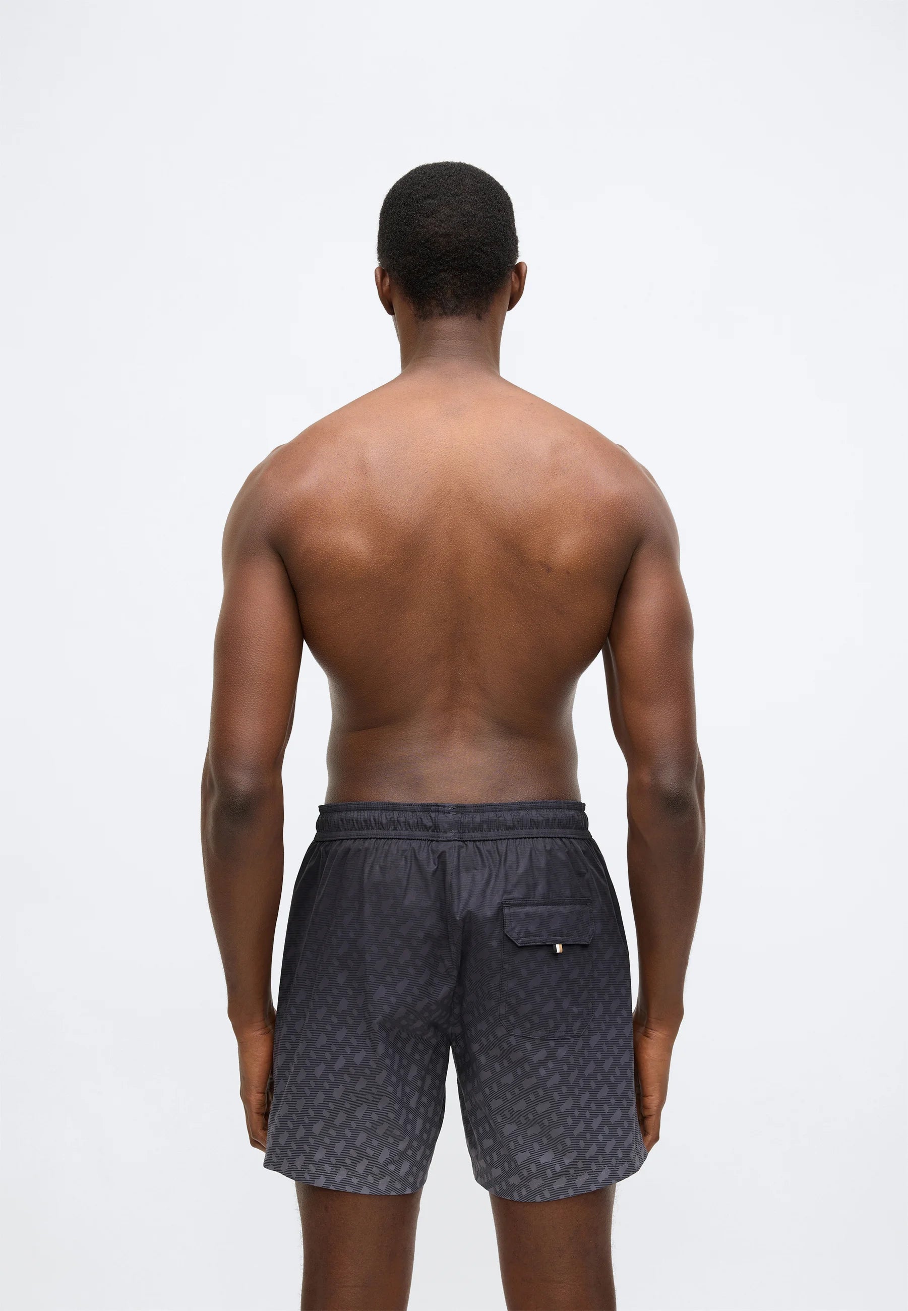 Short de bain BOSS Vale – Gris foncé