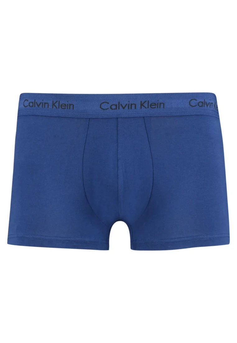 Calvin Klein Cotton Stretch Trunks – 3 Pack – oranžová, modrá, olivová