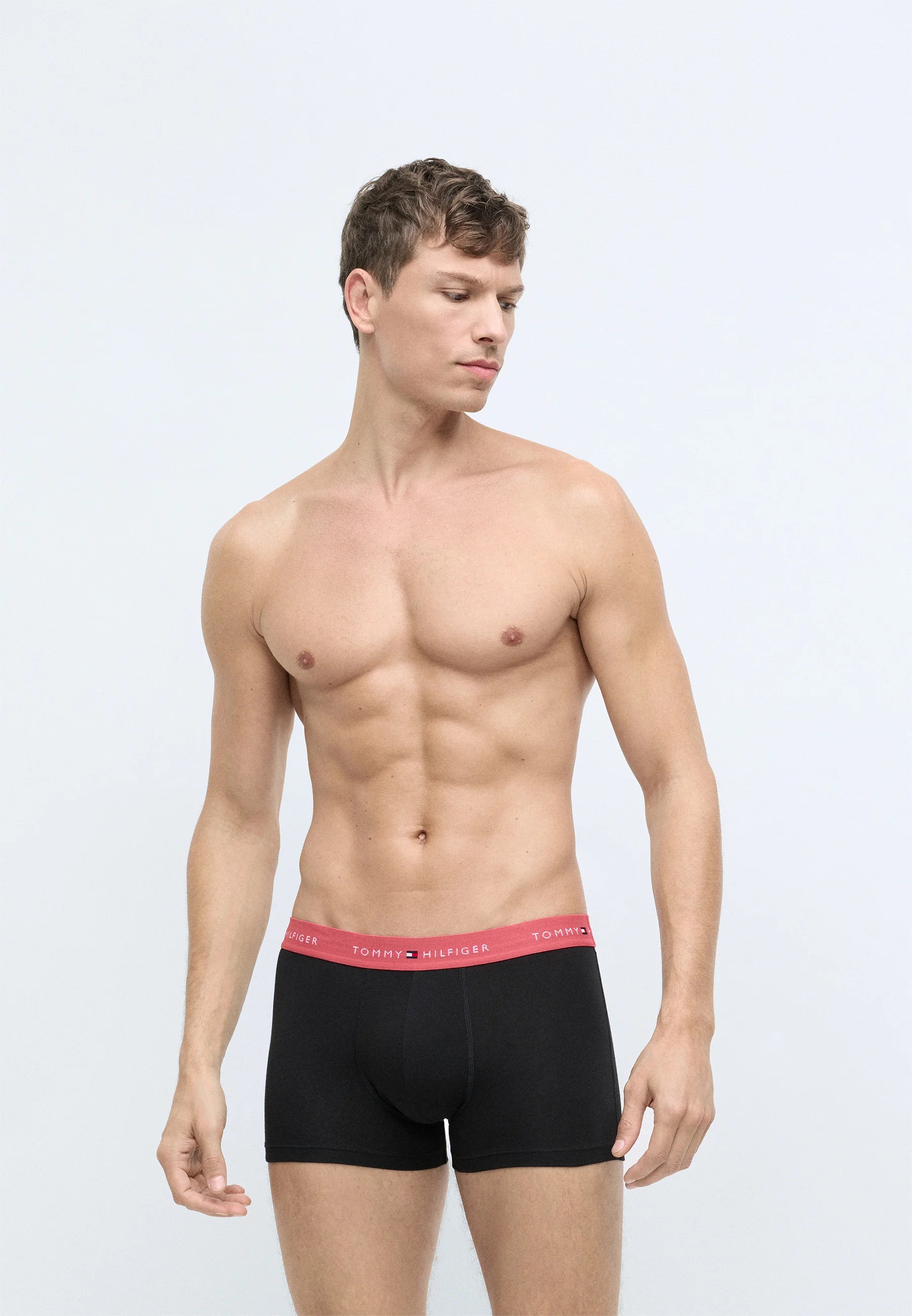 Tommy Hilfiger Trunk 7 Pack – černá, vícebarevná, černá melanž