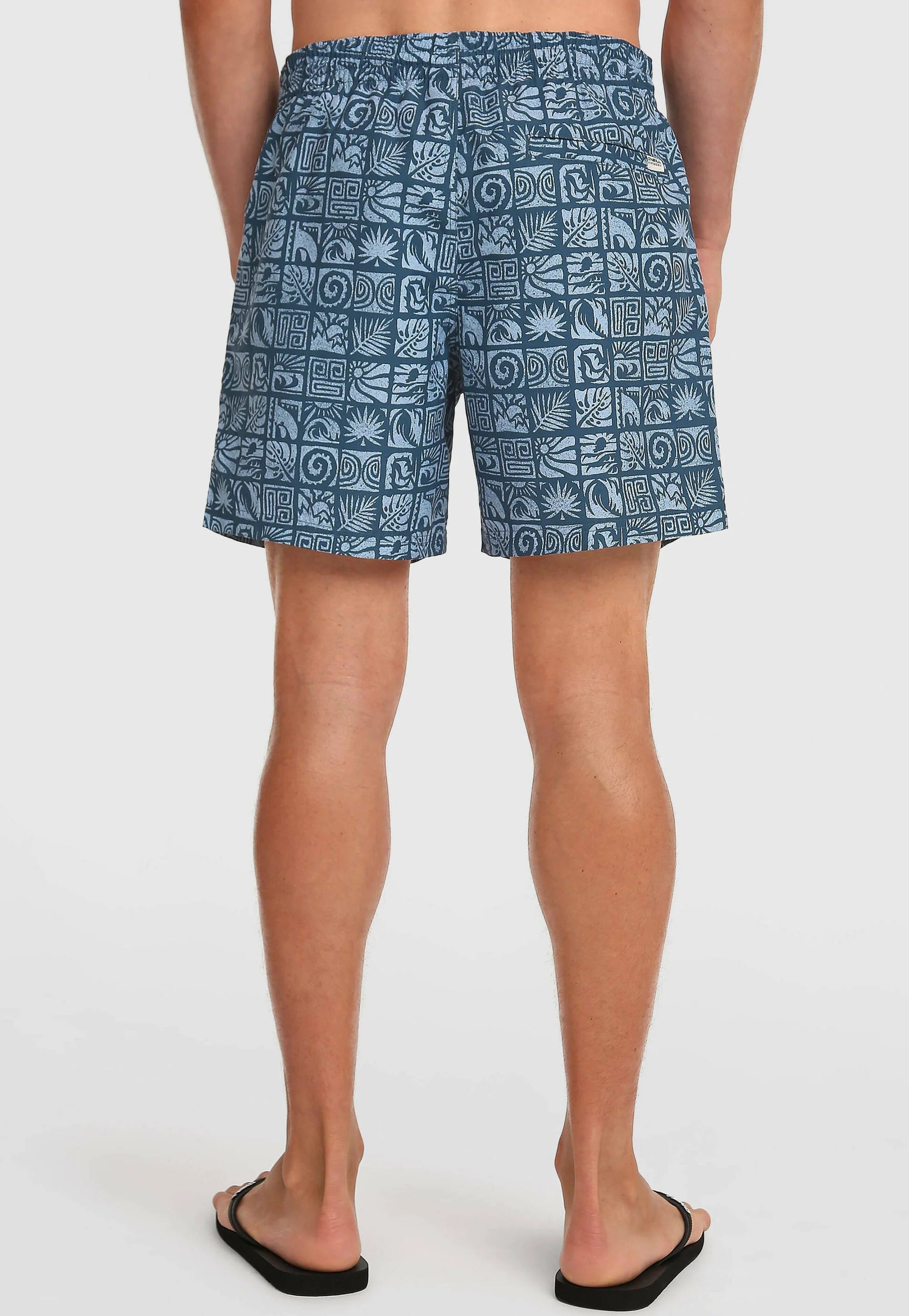 Plavkové šortky O’Neill Dark Blue Bricks – Tmavě modré