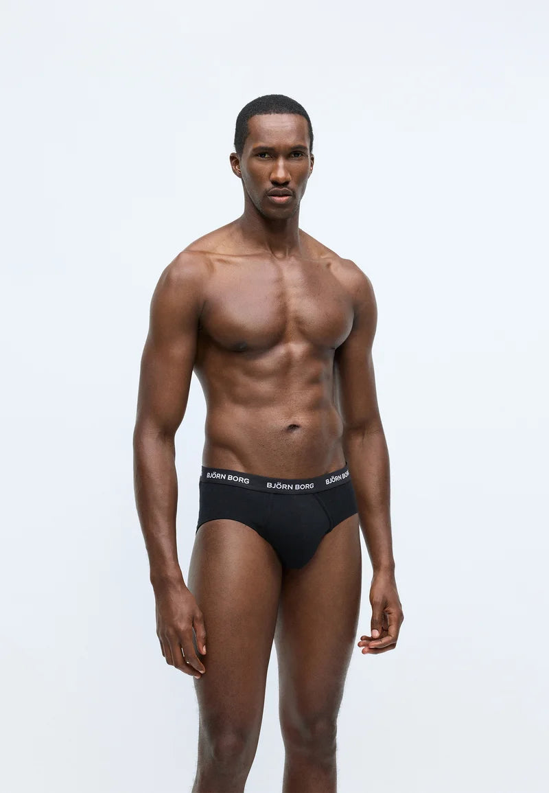 Björn Borg Stretch Brief – 3 pary – figi – czarne