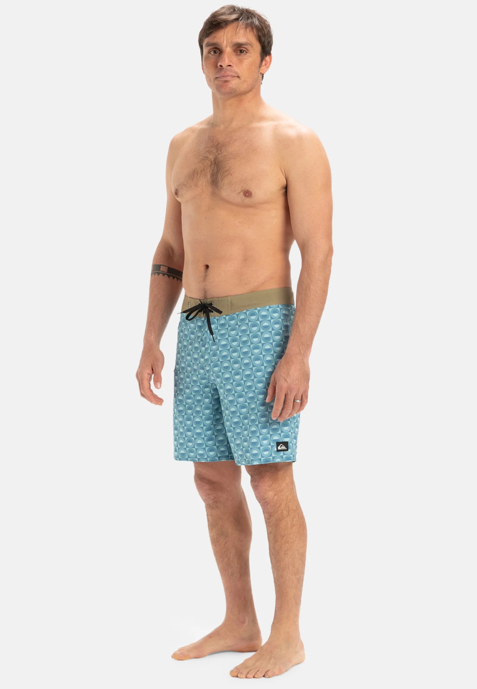 Quiksilver Surfsilk Swim Shorts – Blue, Green, White