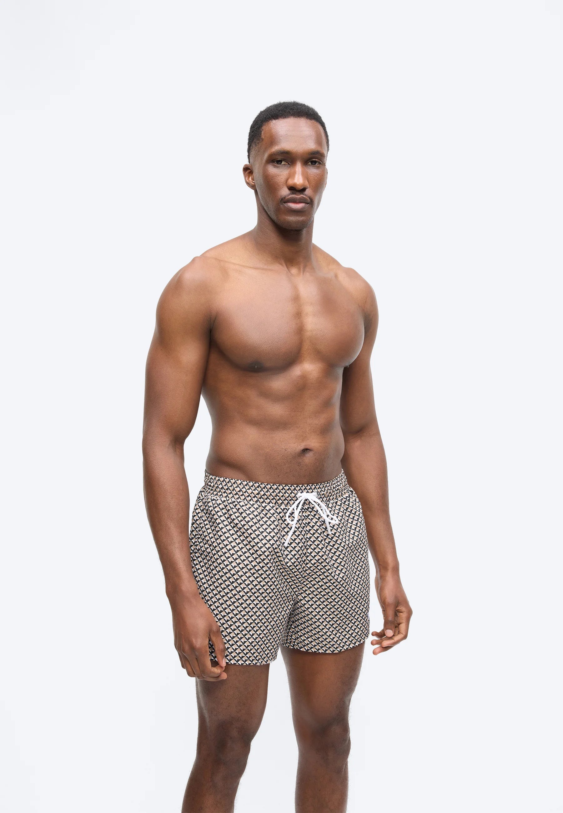 Short de bain BOSS Catfisch – Marron