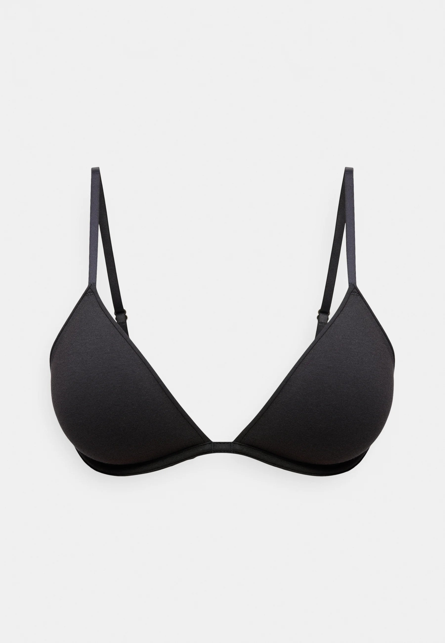 Calvin Klein Lehce podšitá podprsenka pod tričkem – černá