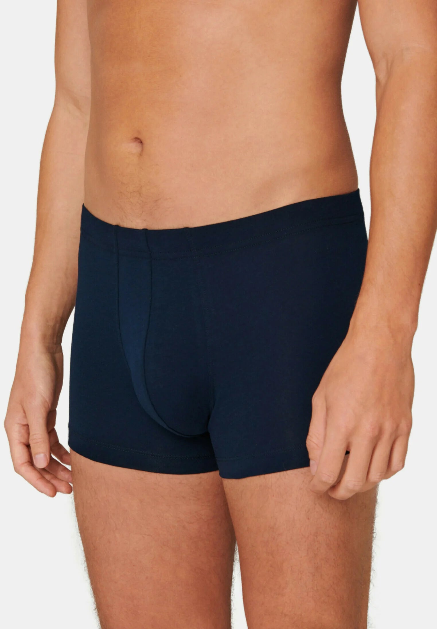 Schiesser 95 5 Essentials Cotton Trunks 6 Pack – Dark Blue
