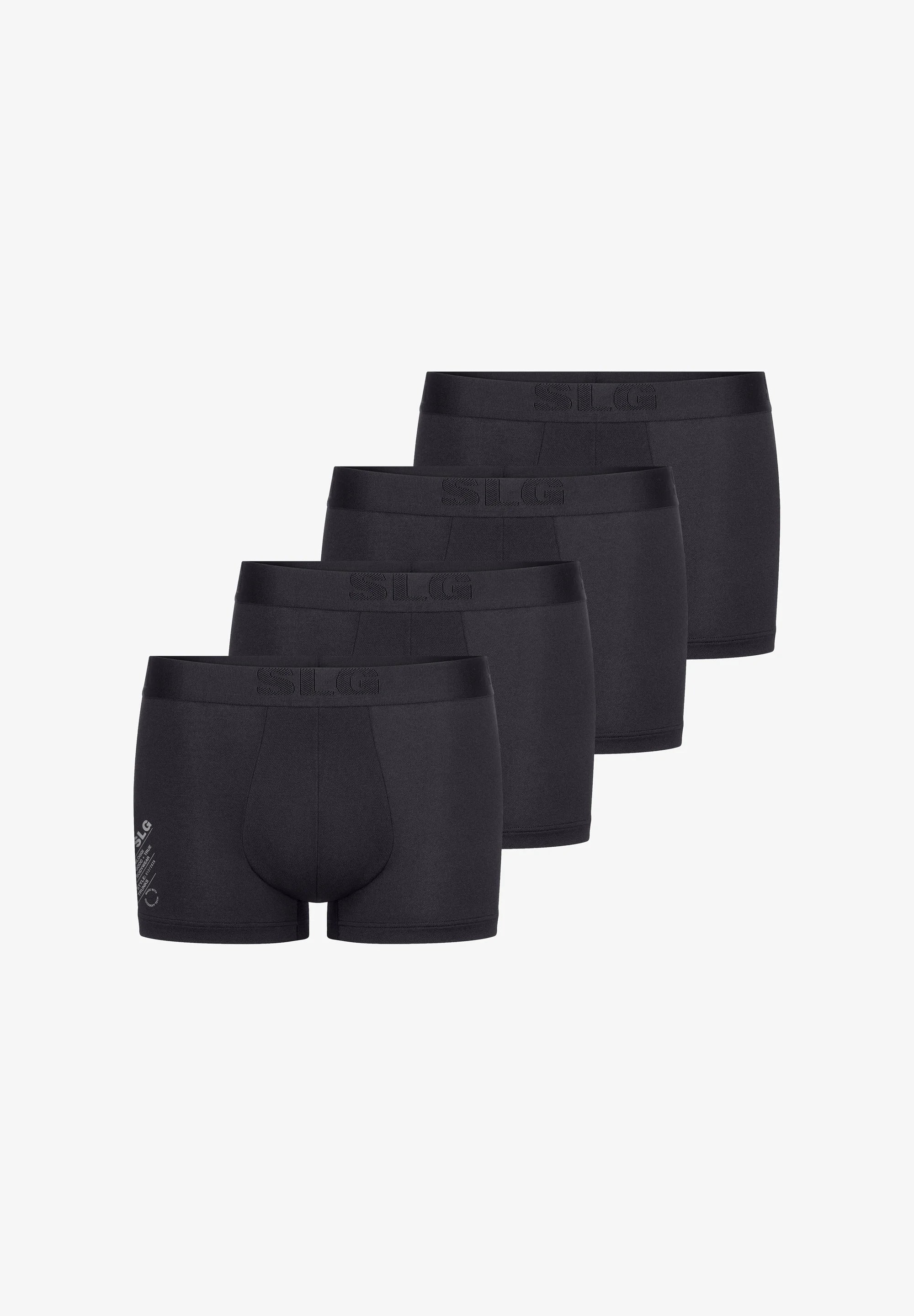 Sloggi Base Soft Hipster Trunks 4er-Pack – Schwarz