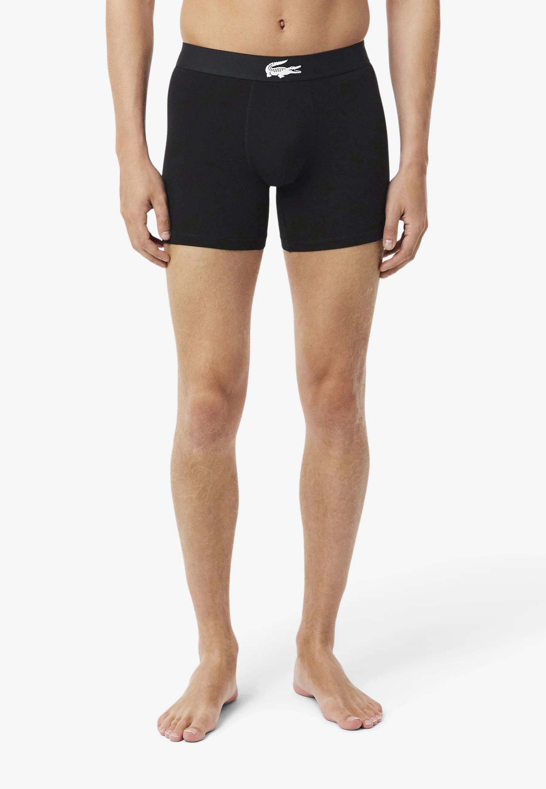 Lacoste Stretch-Unterhosen – Weiß, Grün, Schwarz