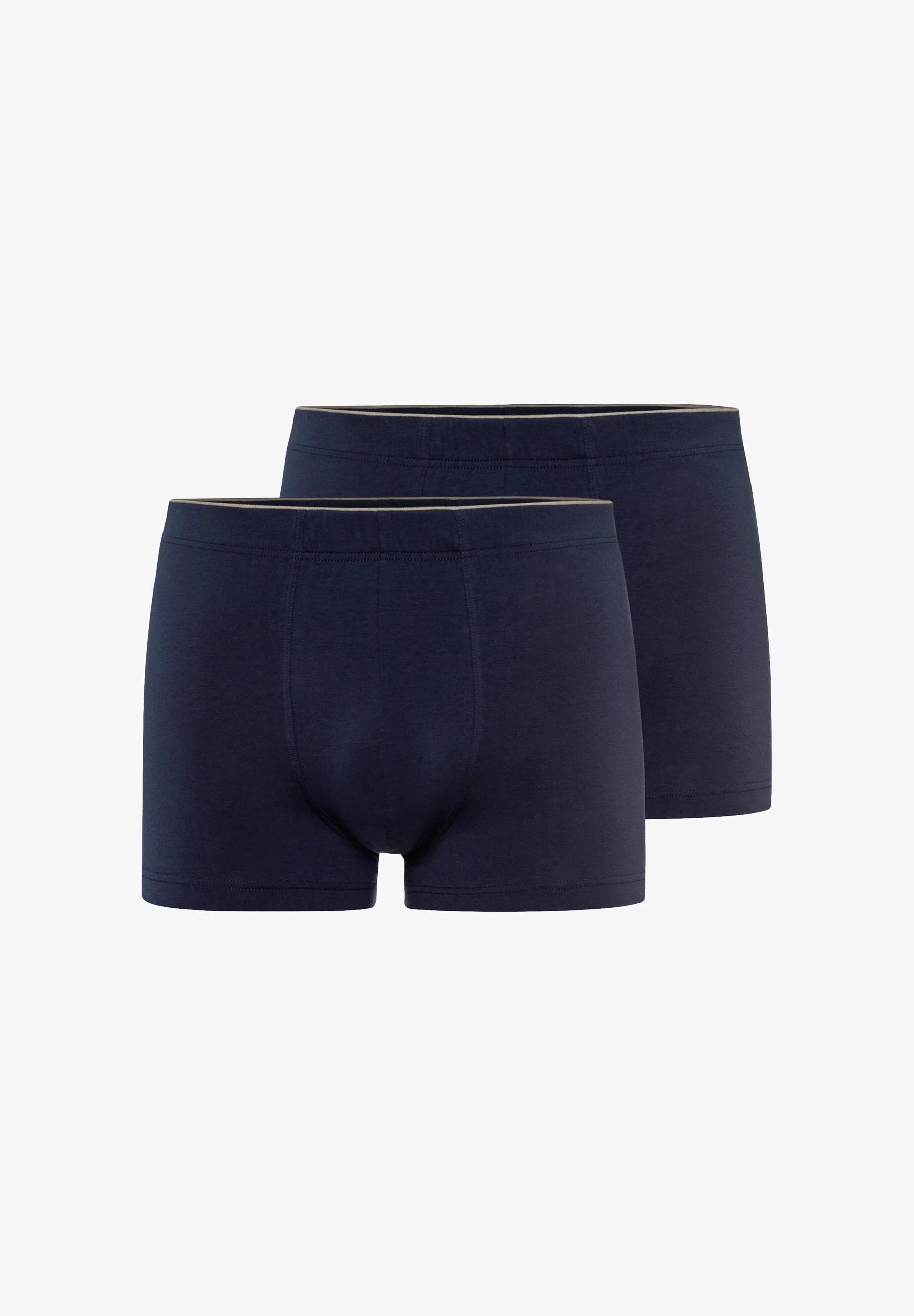 HANRO 2 Pack Cotton Stretch Trunks – Midnight Navy