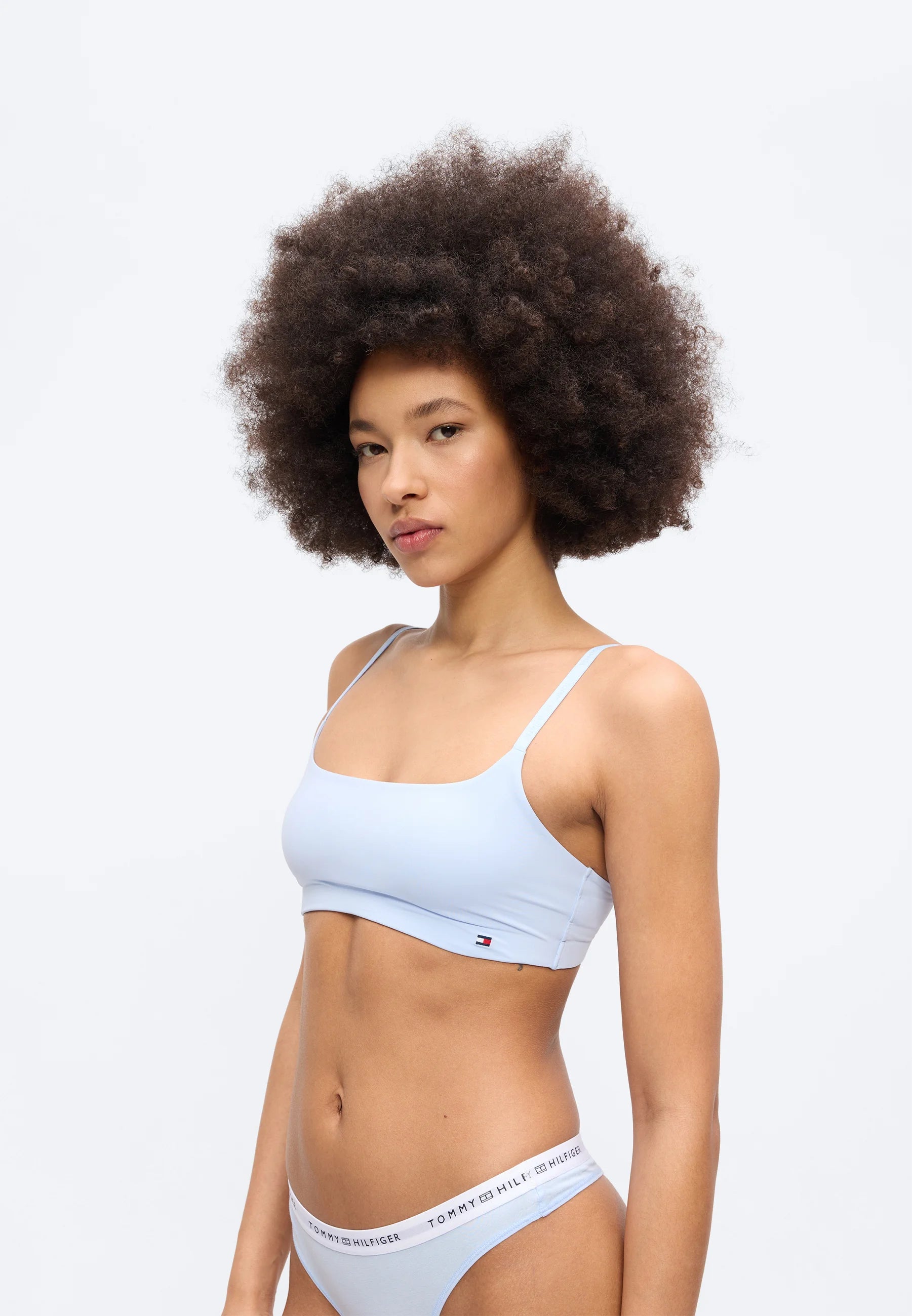 Tommy Hilfiger Essentials Scoop Neck Bralette – Sweet Blue