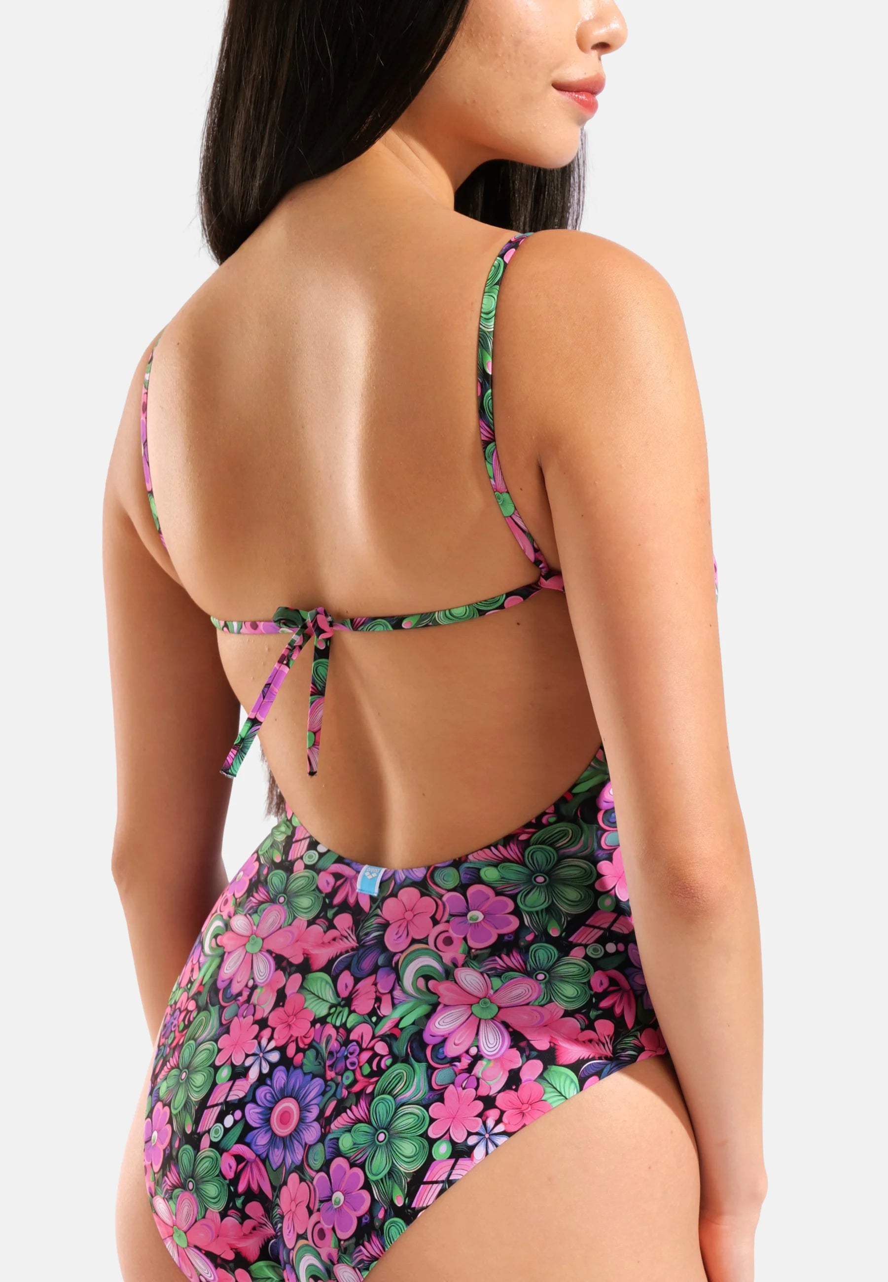 Arena Water Prints One-Piece Swimsuit – Flower