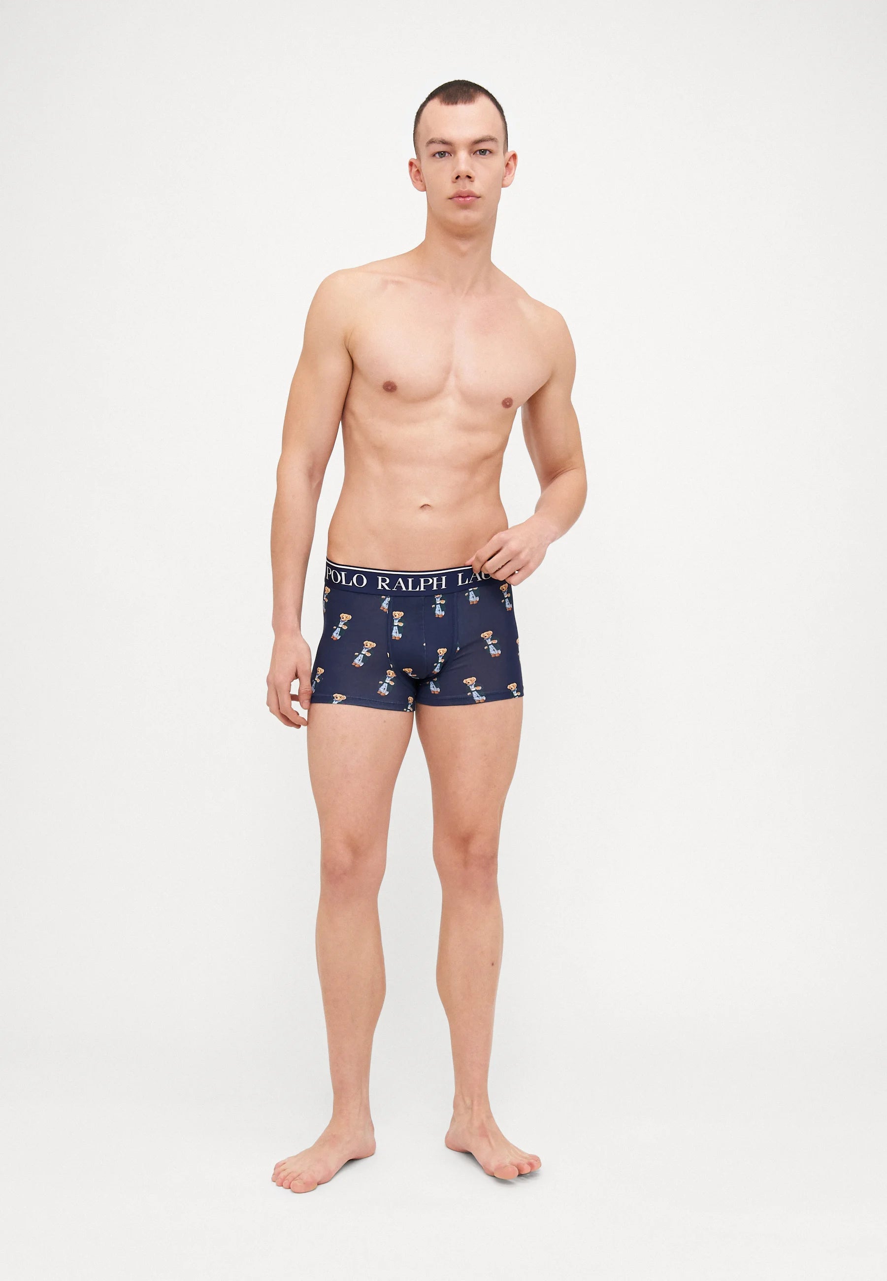 Polo Ralph Lauren Cotton Stretch Trunks – Low Rise – 2 Pack – Office Blue, Navy